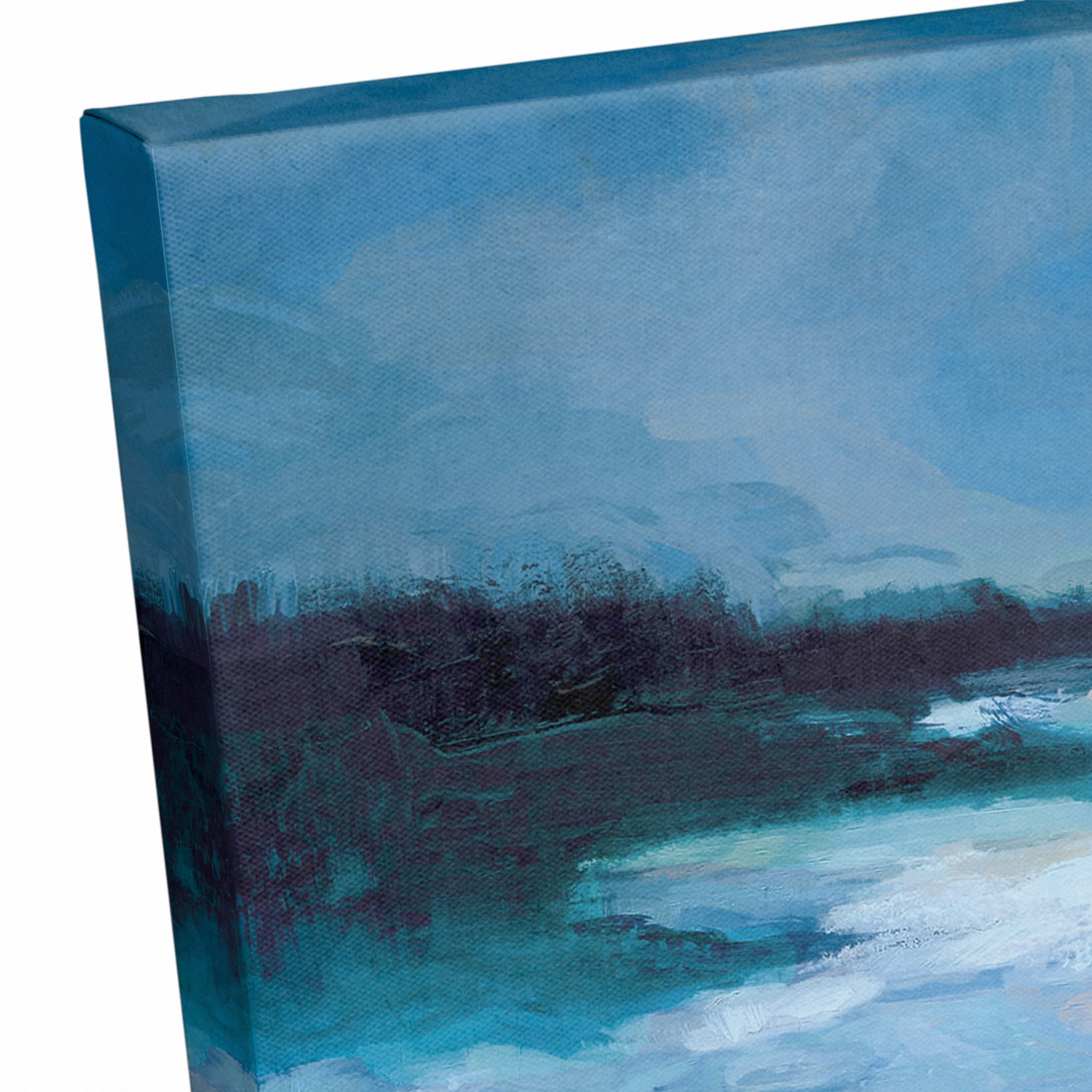 Colorful Water Abstract 20" x 24" Canvas Wall Art