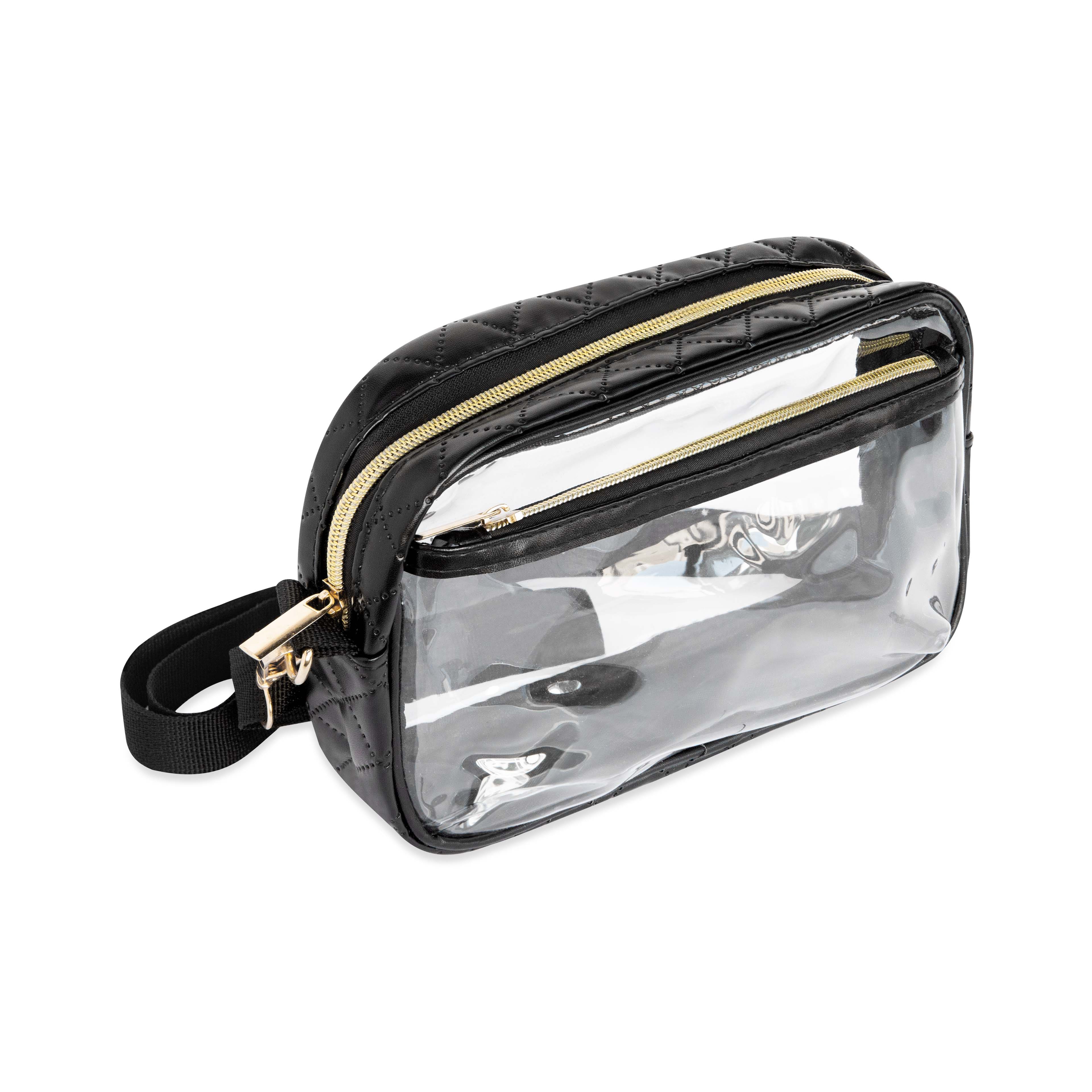 Black Lined Clear Toaster Bag by Make Market®
