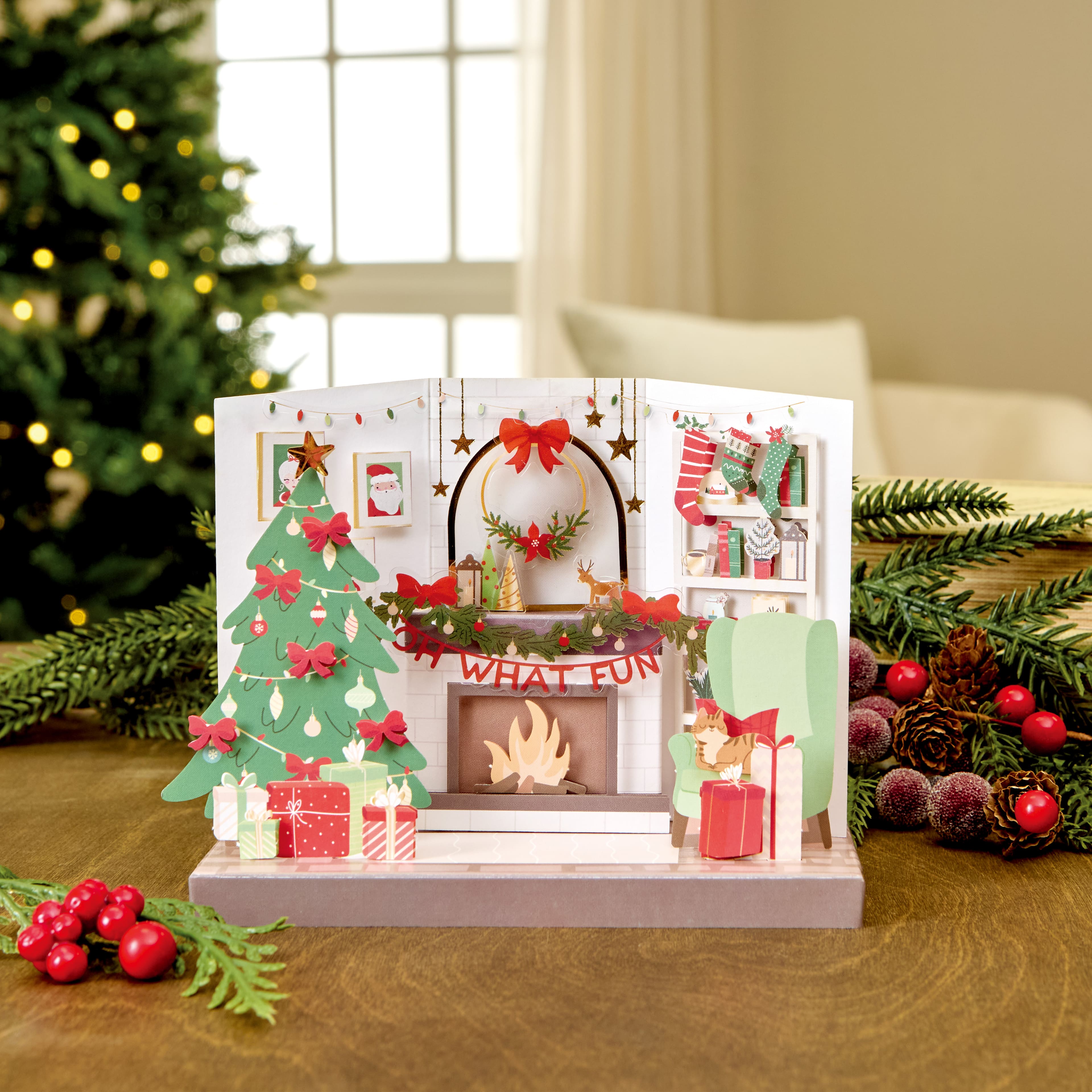 Fireplace Paper Diorama Kit by Recollections™