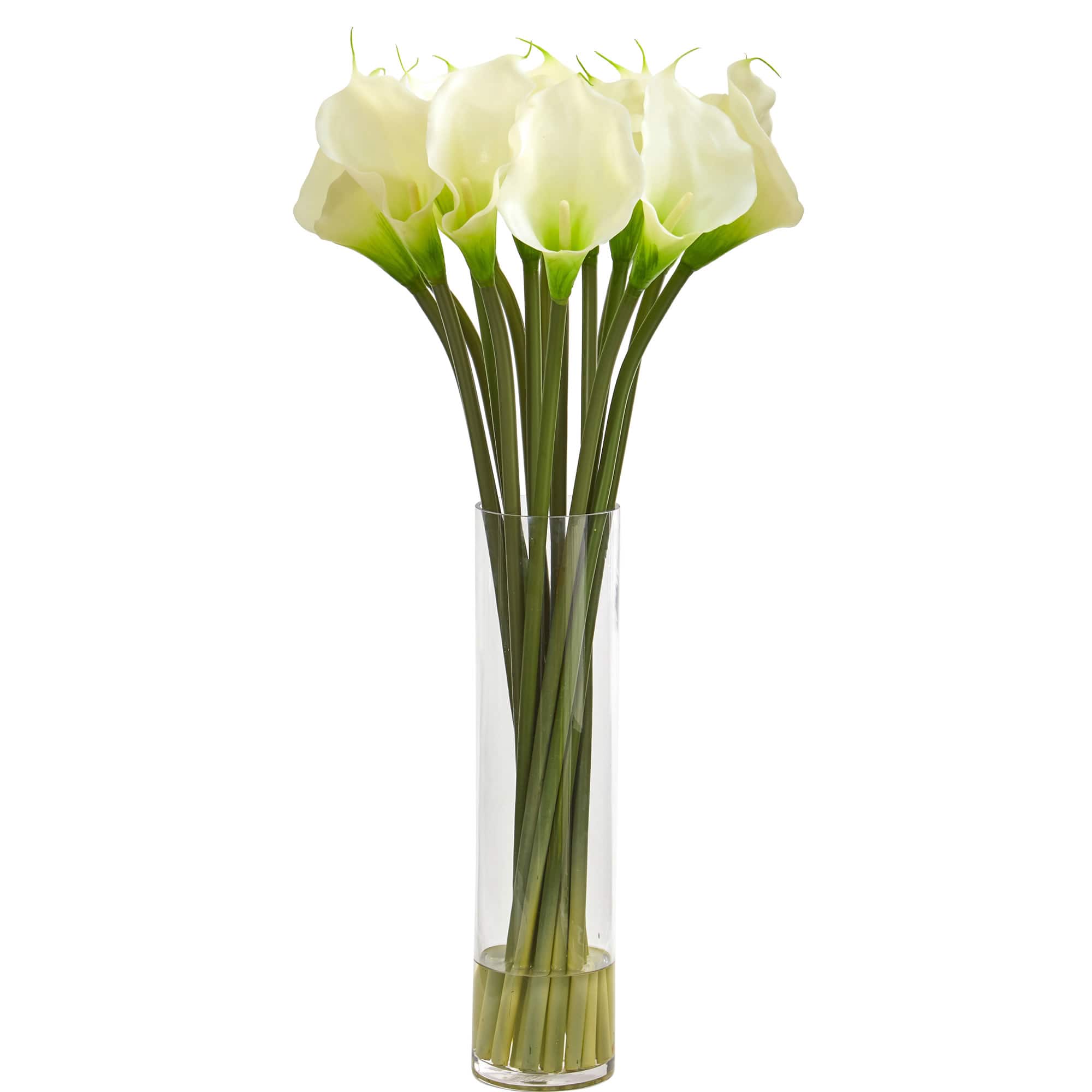 2.3ft. Calla Lily Artificial Arrangement in Clear Container