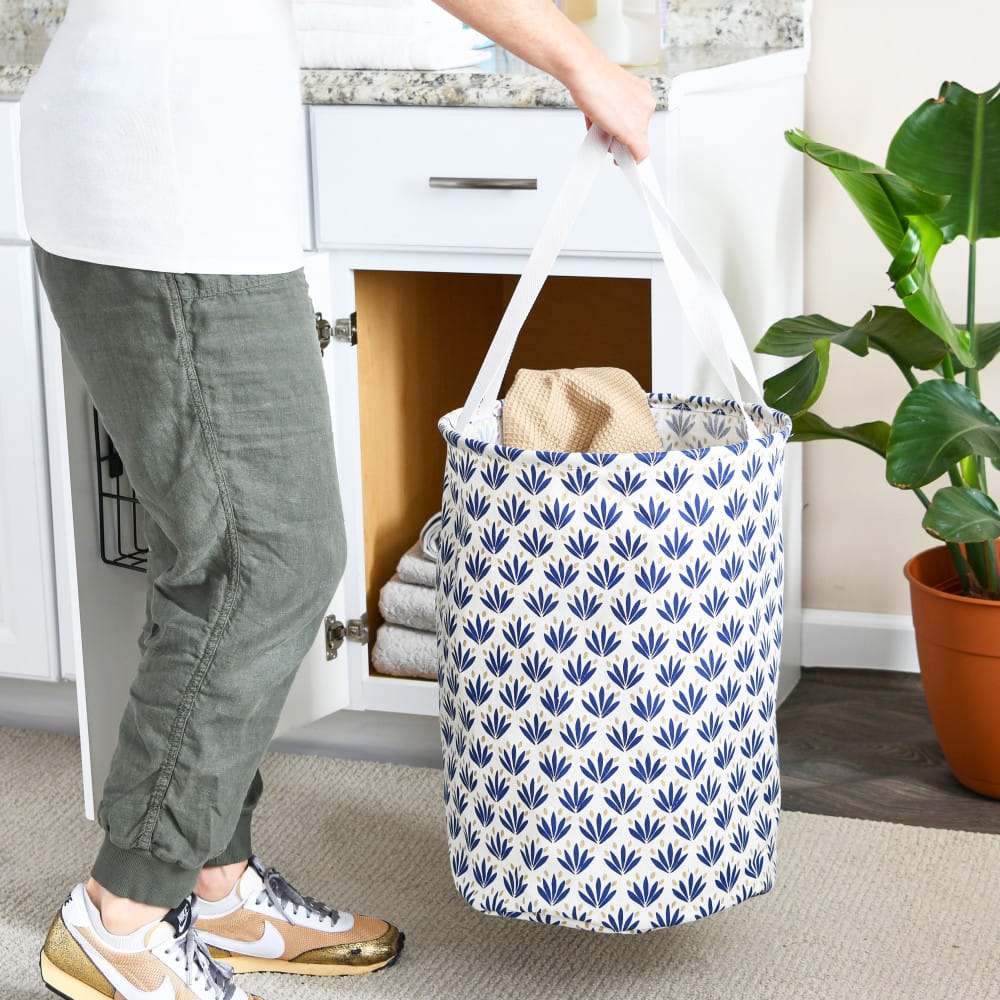 Household Essentials Krush Round Laundry Bag with Handles