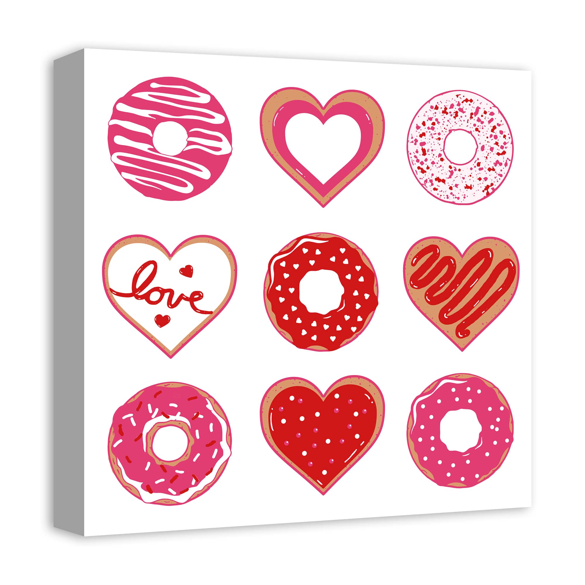Valentines Sweets Canvas Wall Art