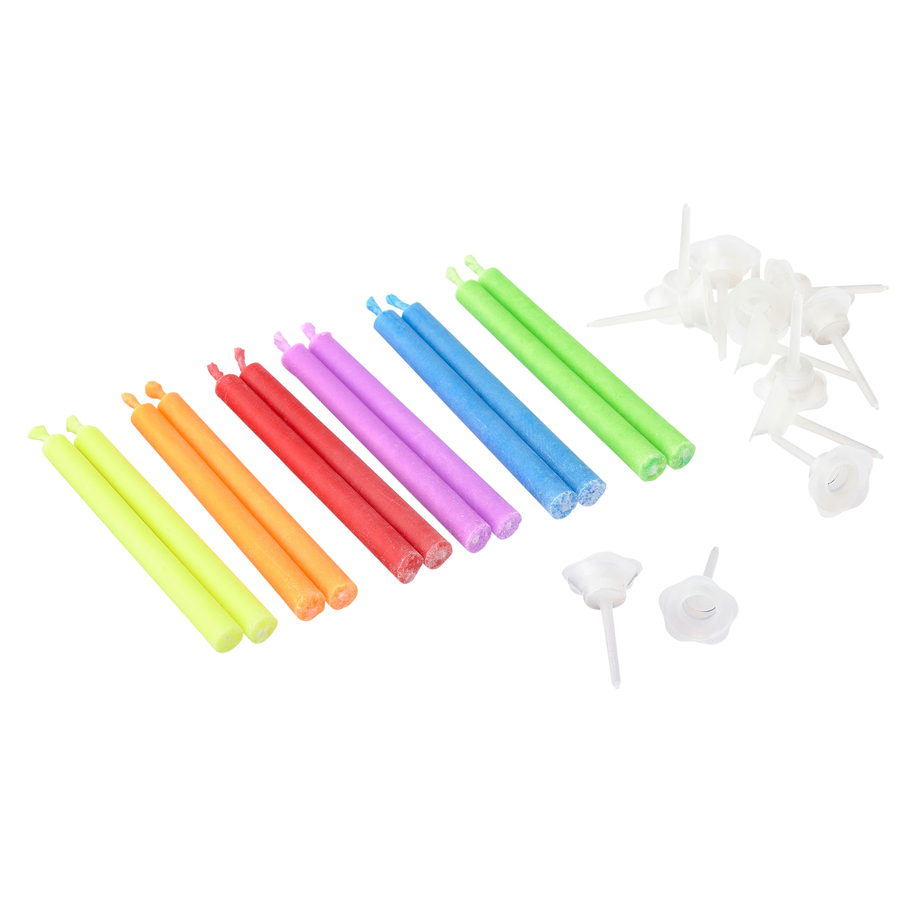 12 Packs: 12 ct. (144 total) Color Flame Candles by Makery®
