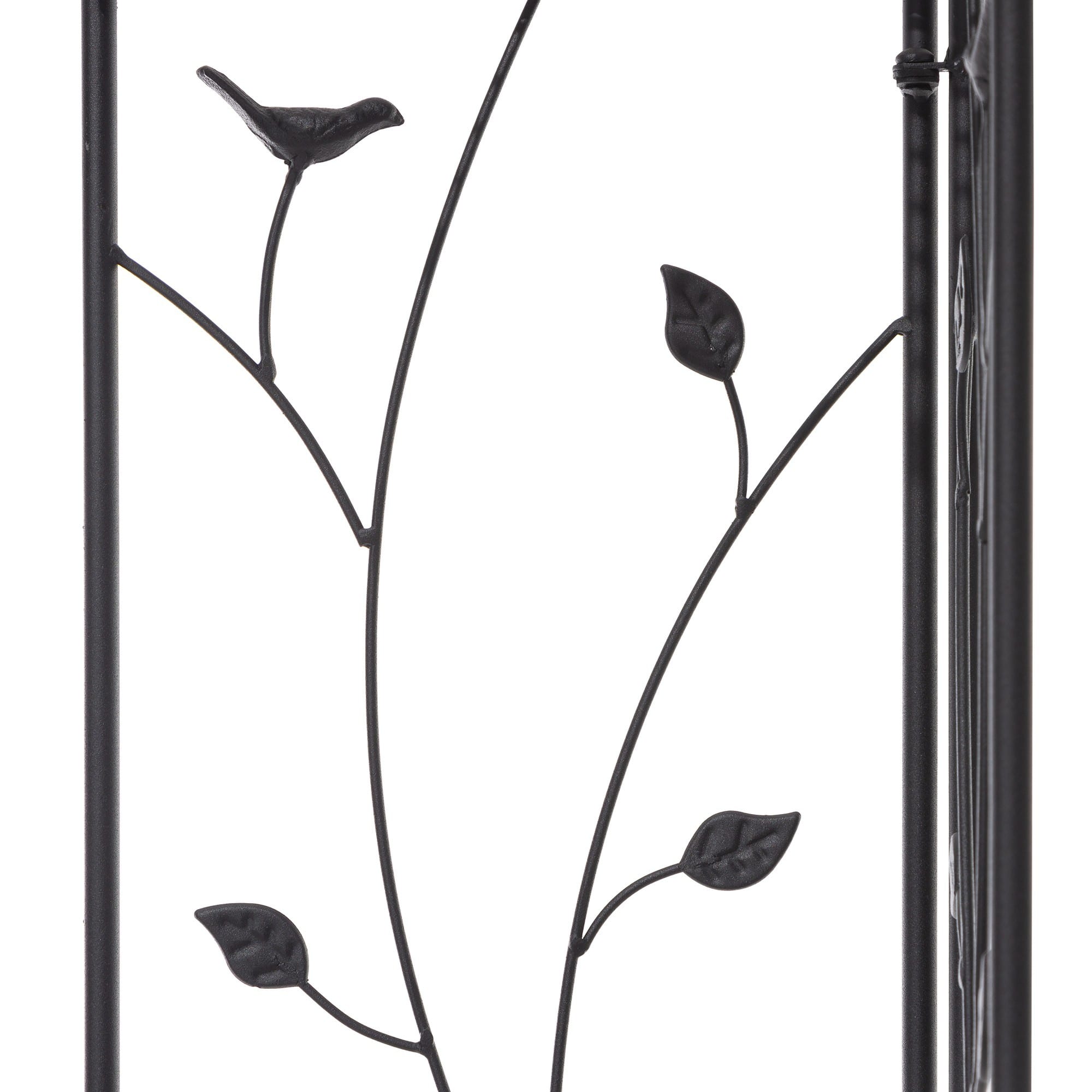 Glitzhome® 3-Tiered Metal Corner Shelf Planter Stand