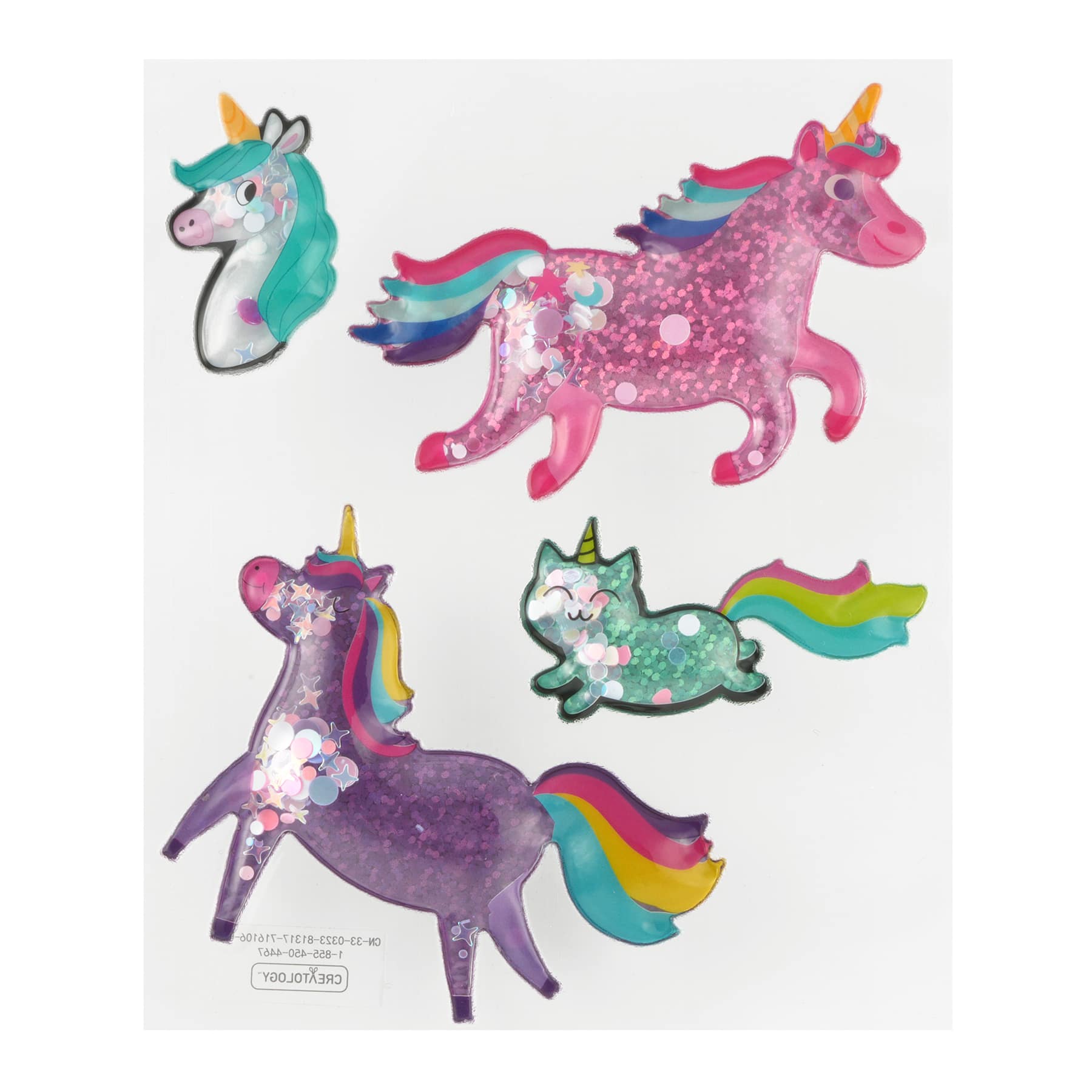 Unicorn Shaker Stickers by Creatology™