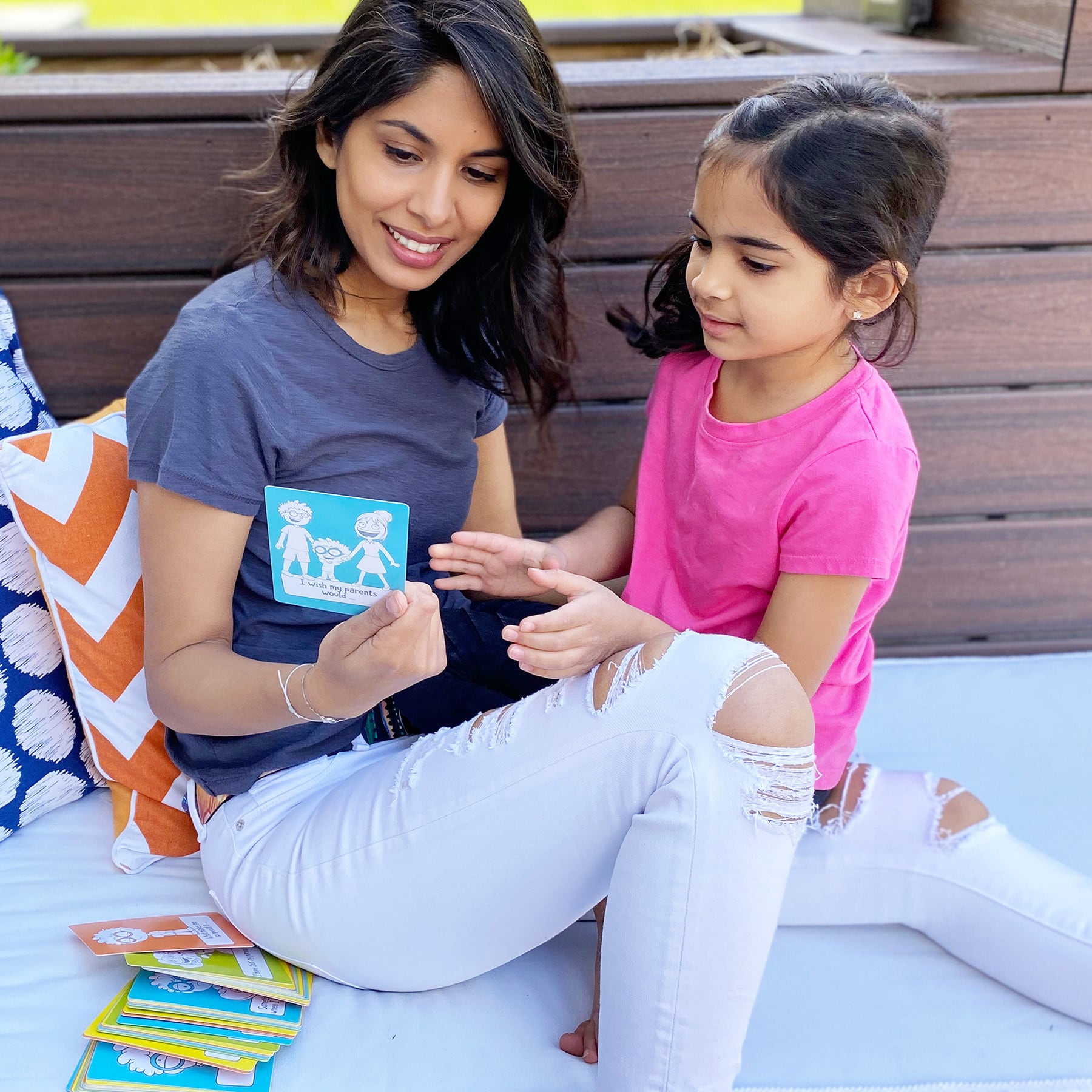 Open the Joy Let's Talk! Conversation Starters for Kids to Discuss Feelings, 2ct.