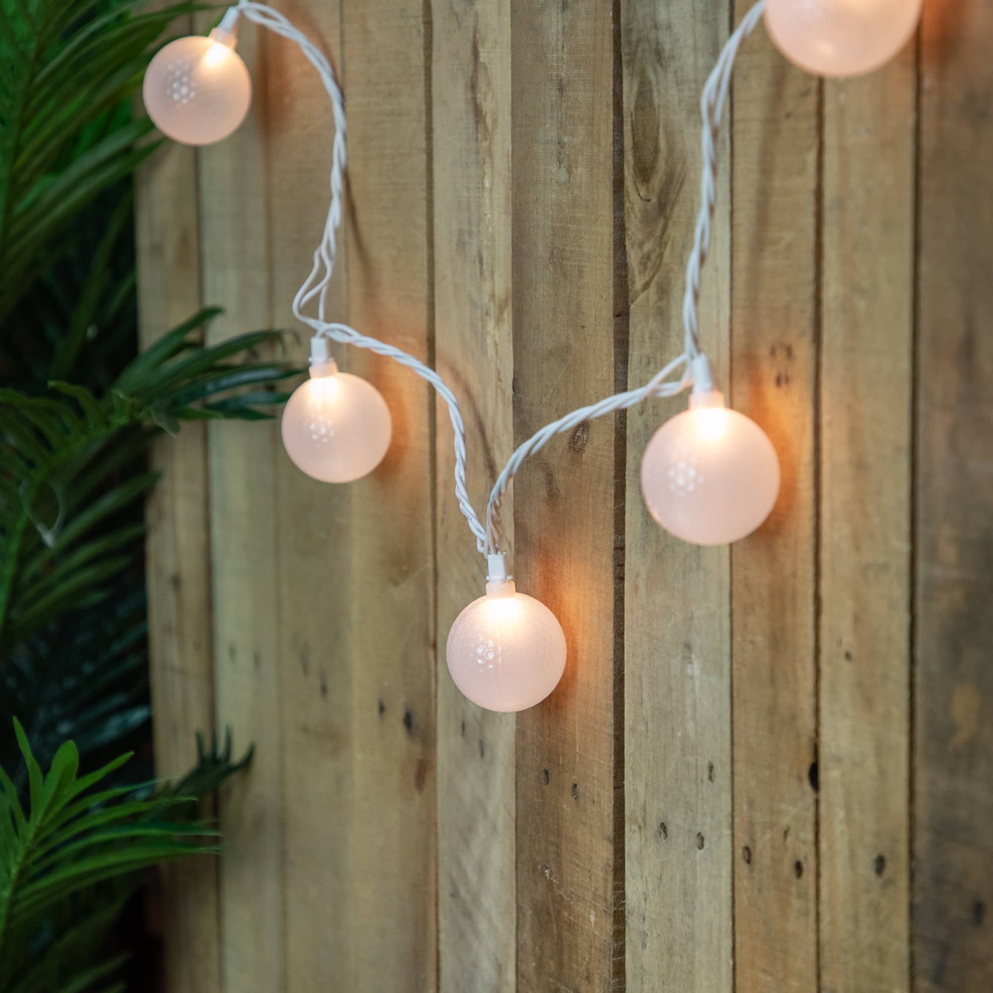 10ct. Golf Ball Patio String Lights