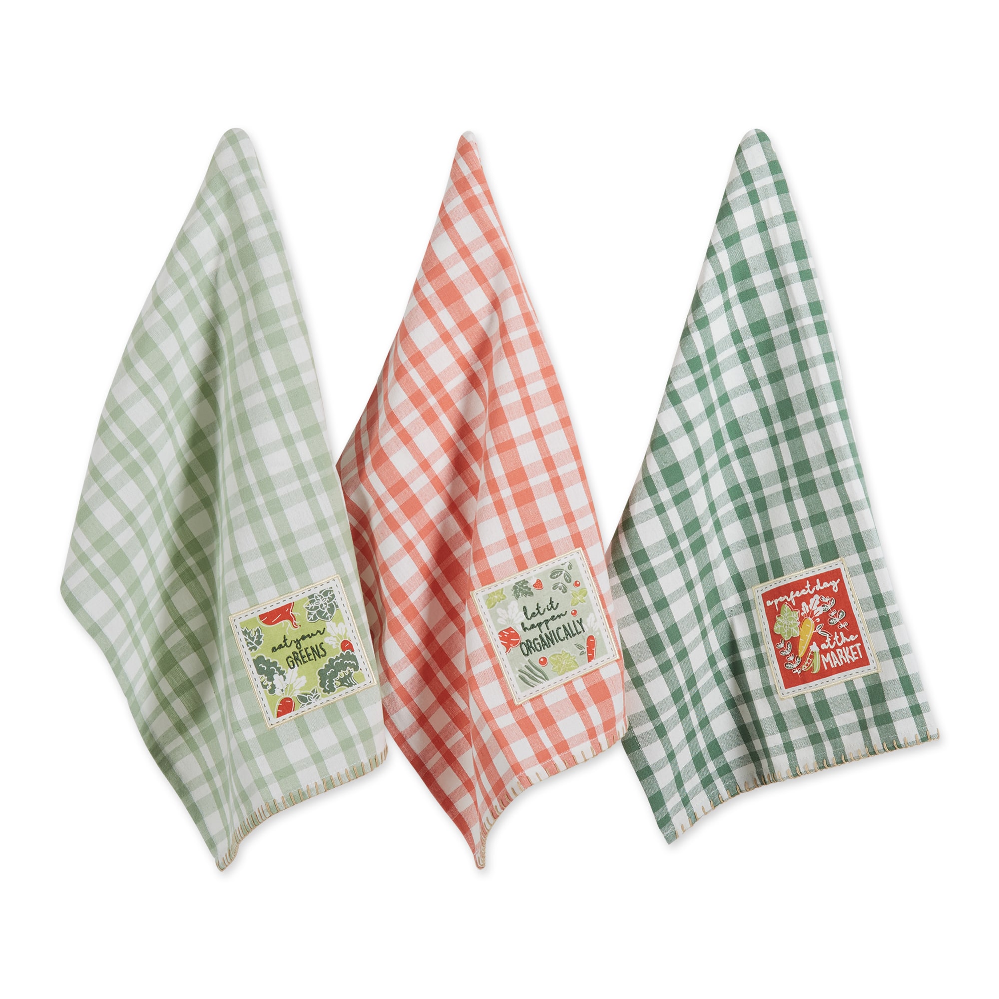 Fresh Market Embellished Dishtowel (Set of 3)