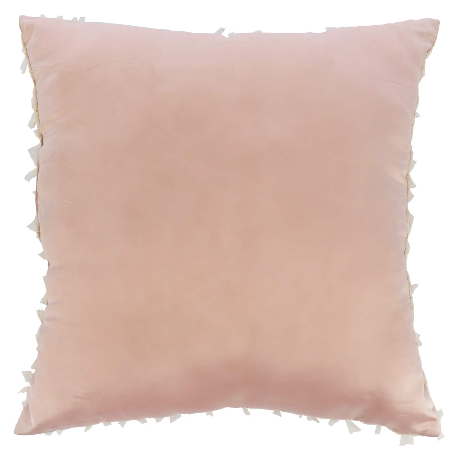 18" Pink Striped Pillow by Ashland®