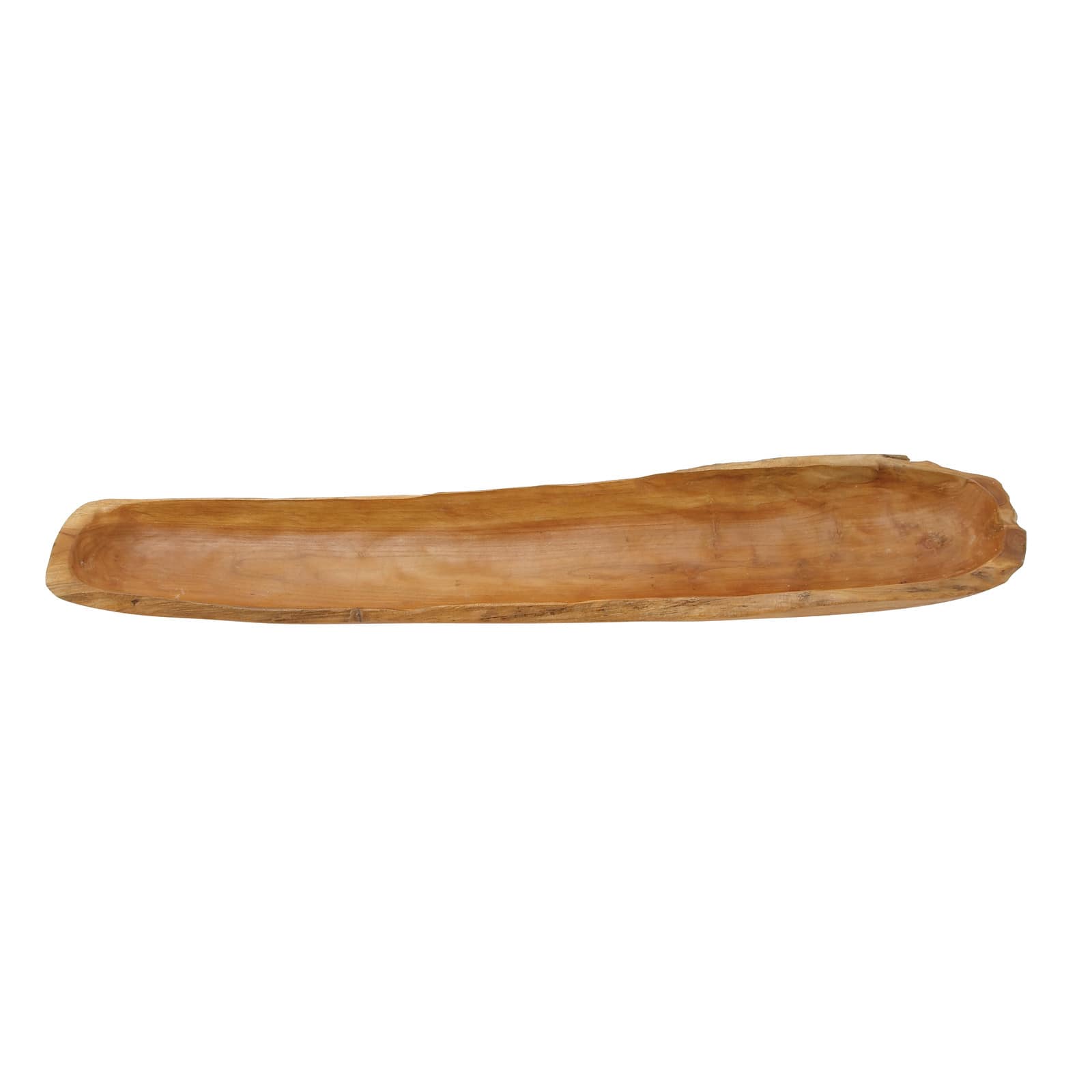 Brown Natural Ship Teak Wood Rustic Tray