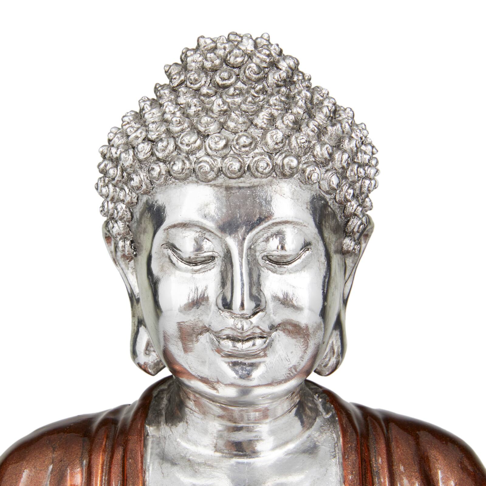 Bronze Polystone Eclectic Sculpture, 12" x 9" x 7"