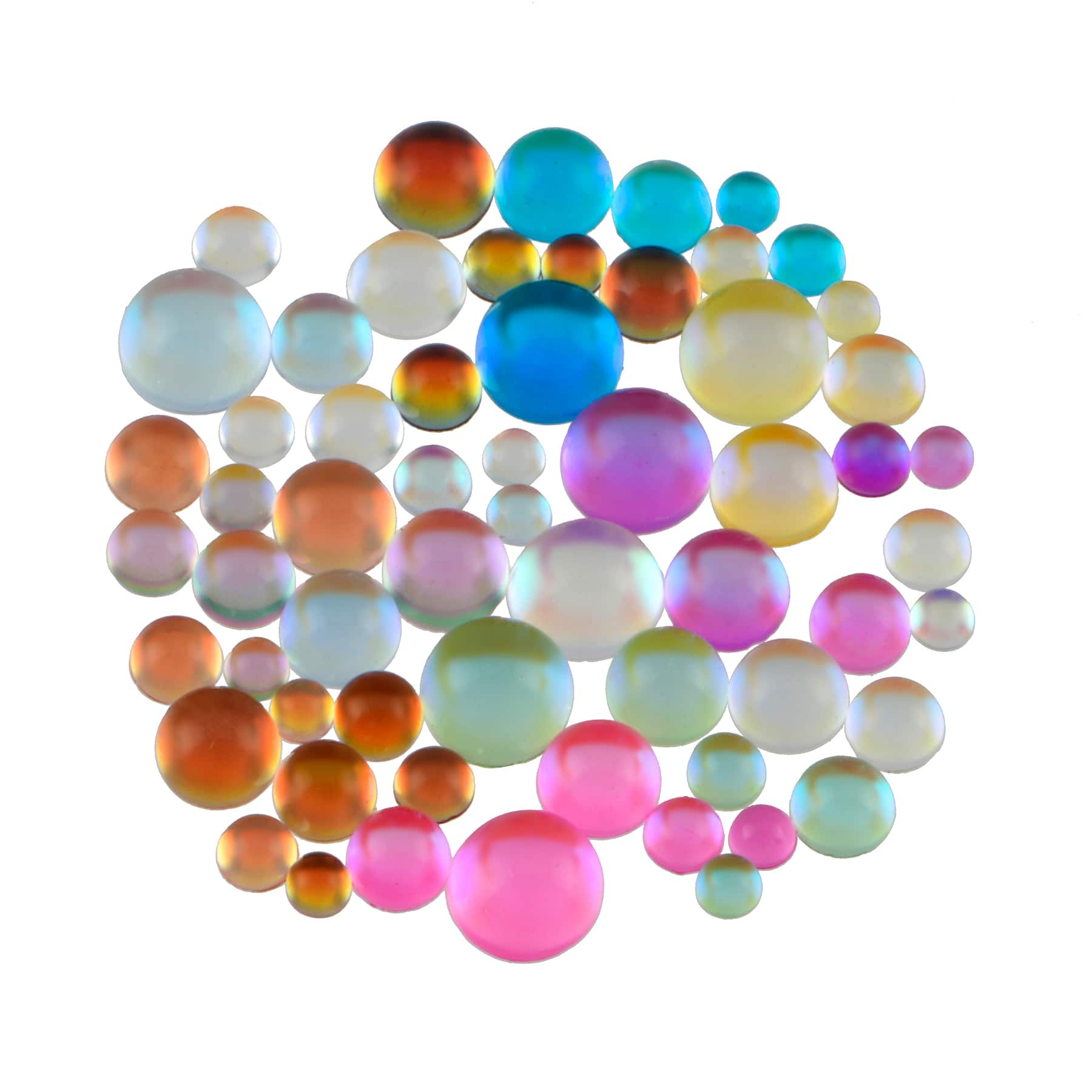 Rainbow AB Glass Flatback Rhinestones Mix by Bead Landing™