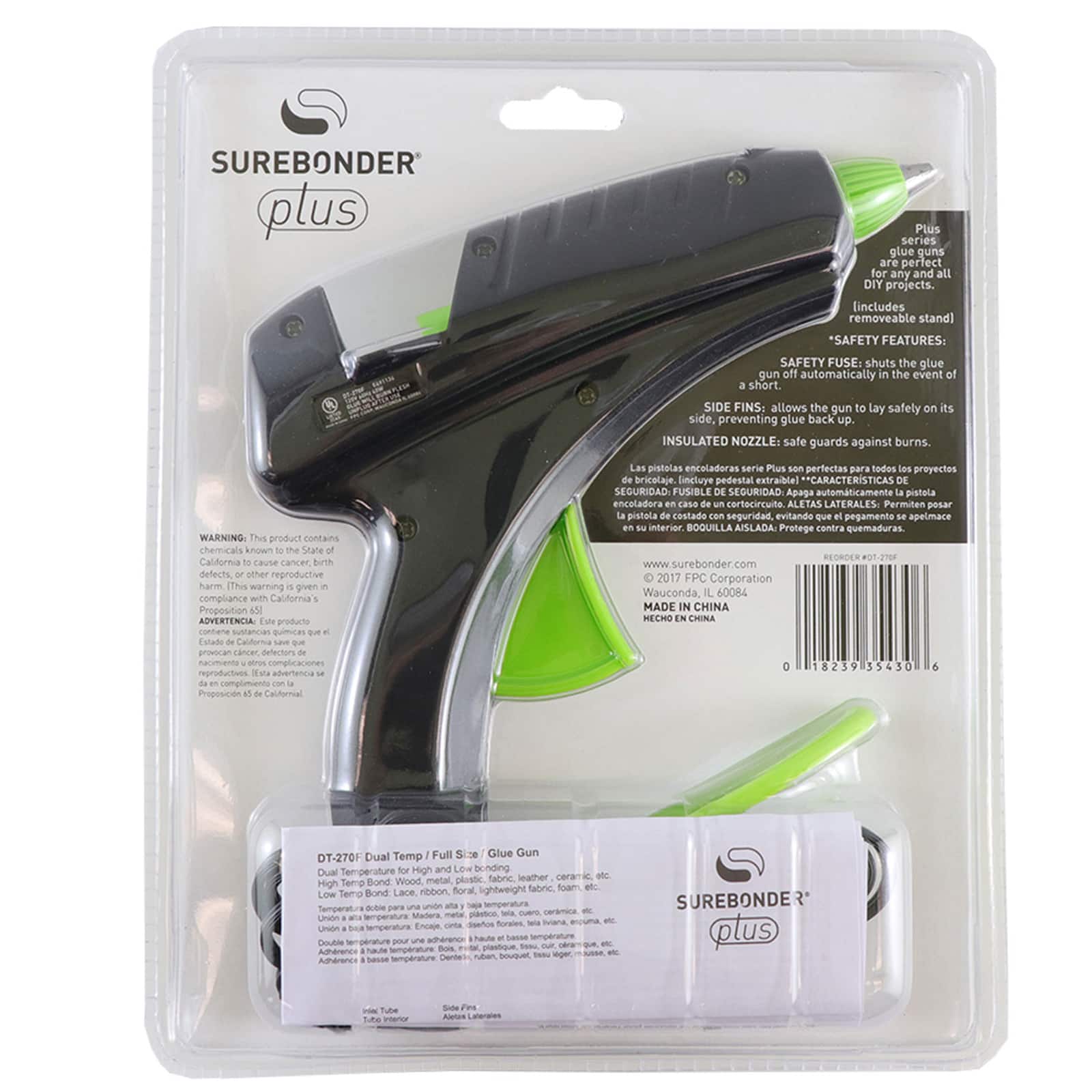 Surebonder® Plus Series Dual Temperature Hot Glue Gun