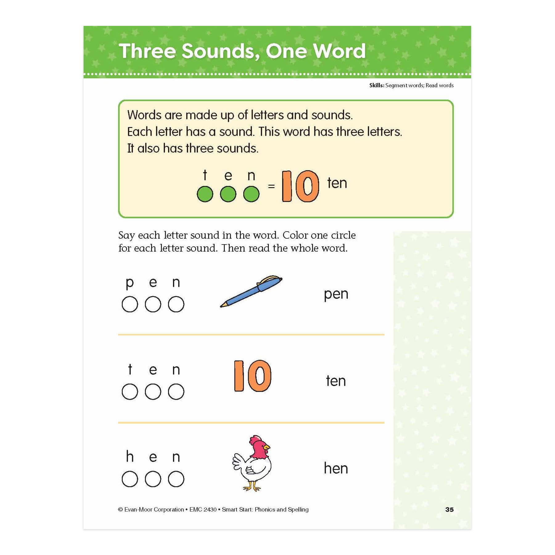 Evan-Moor® Prekindergarten Early Learning Spelling Bundle Set