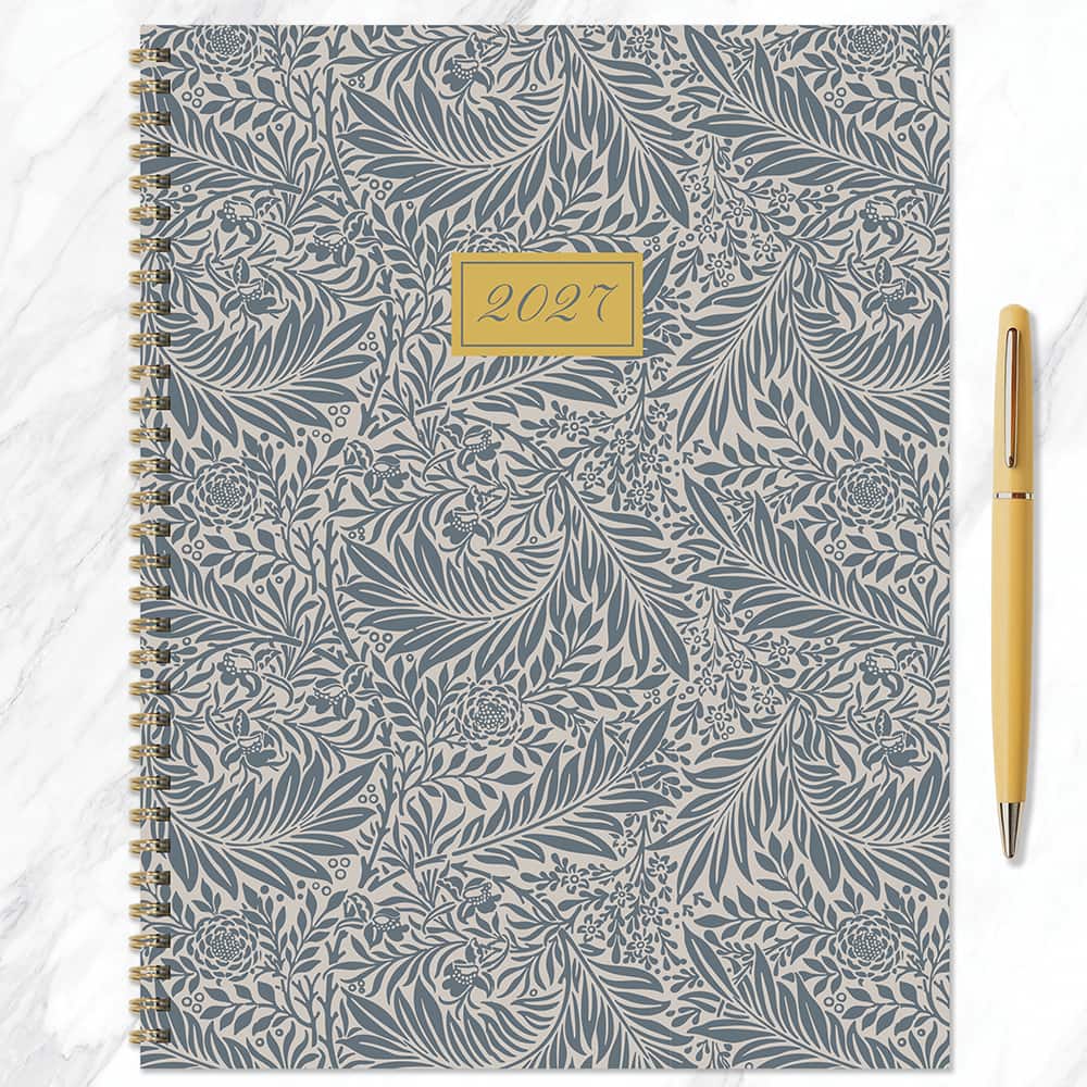 2027 Blue Stems Large Weekly Monthly Planner