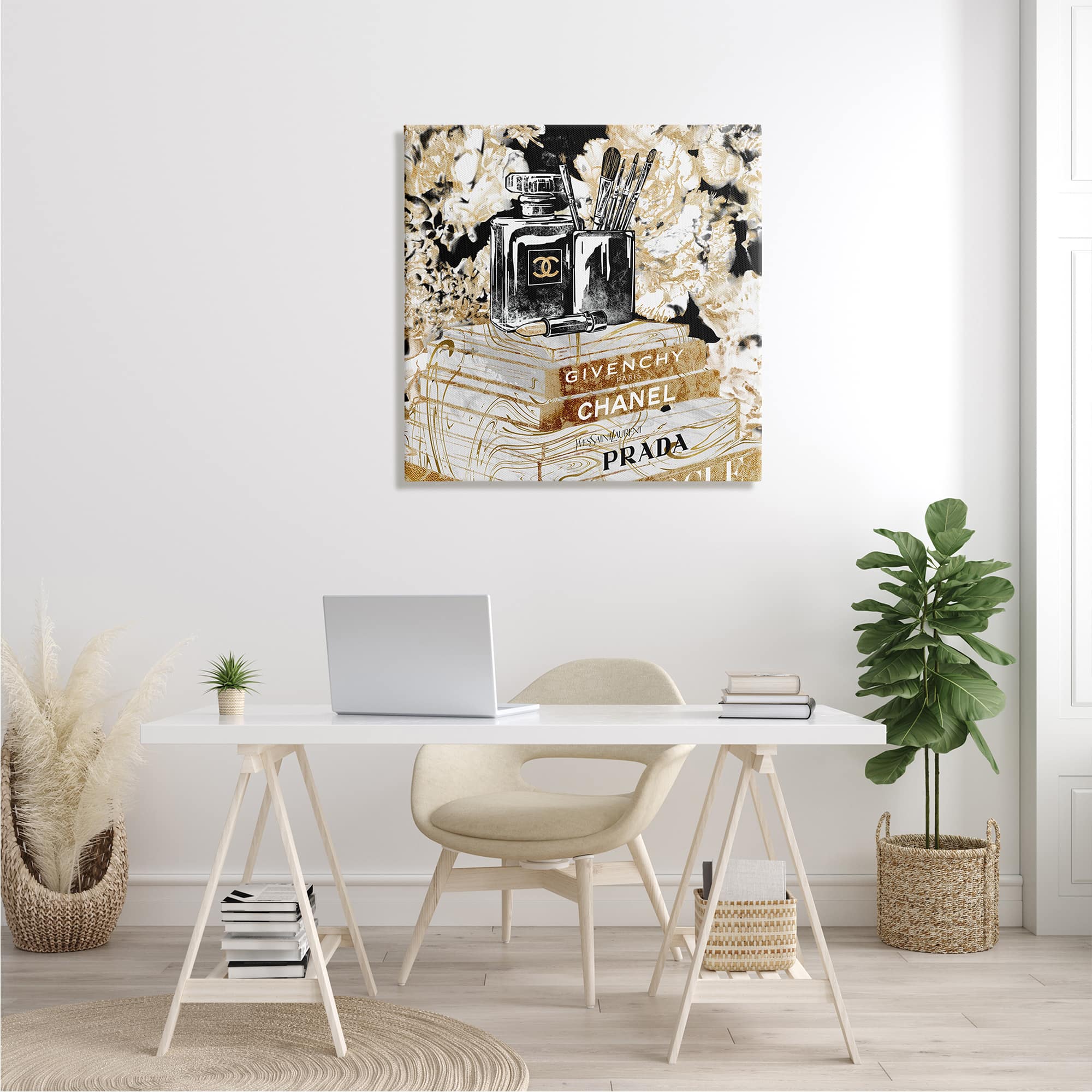 Stupell Industries Glam Designer Women's Fashion Canvas Wall Art