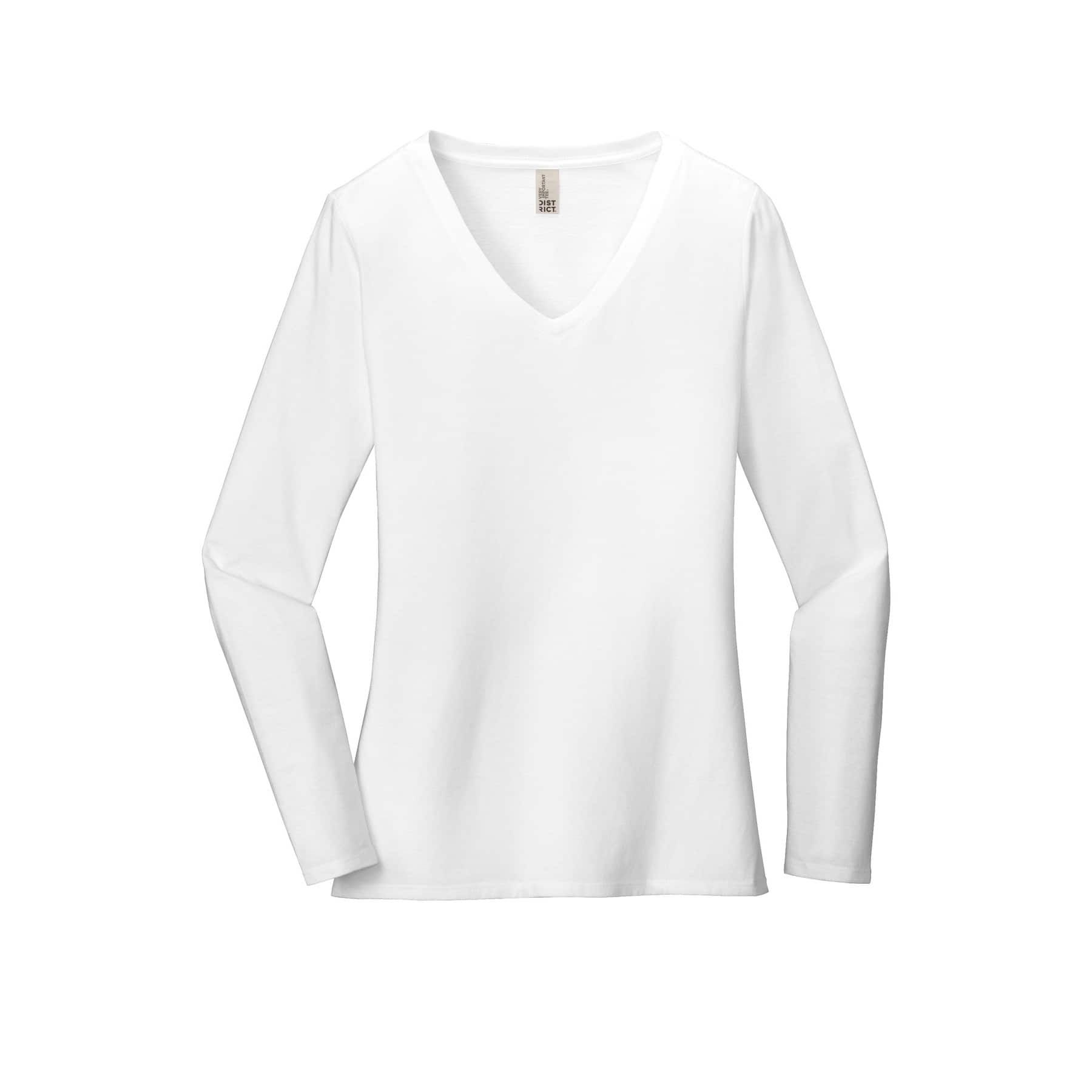 District® Very Important Tee® Long Sleeve V-Neck Women's T-Shirt