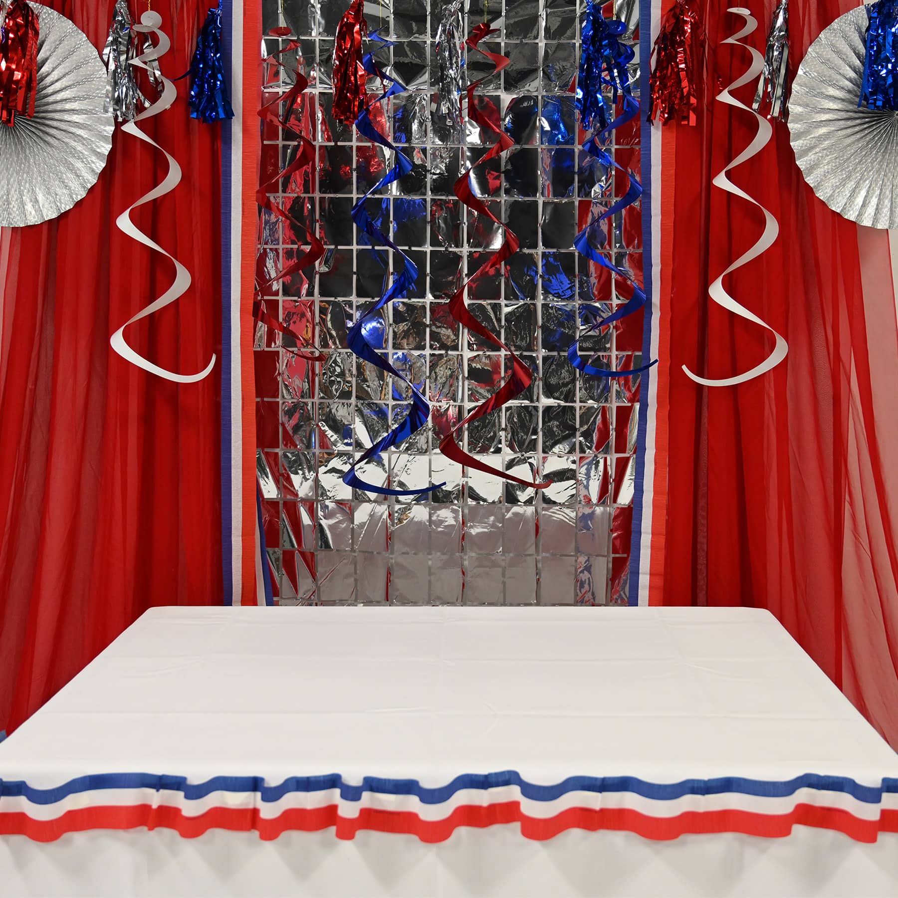 Beistle 30ft. Patriotic Crepe Streamers, 3ct.