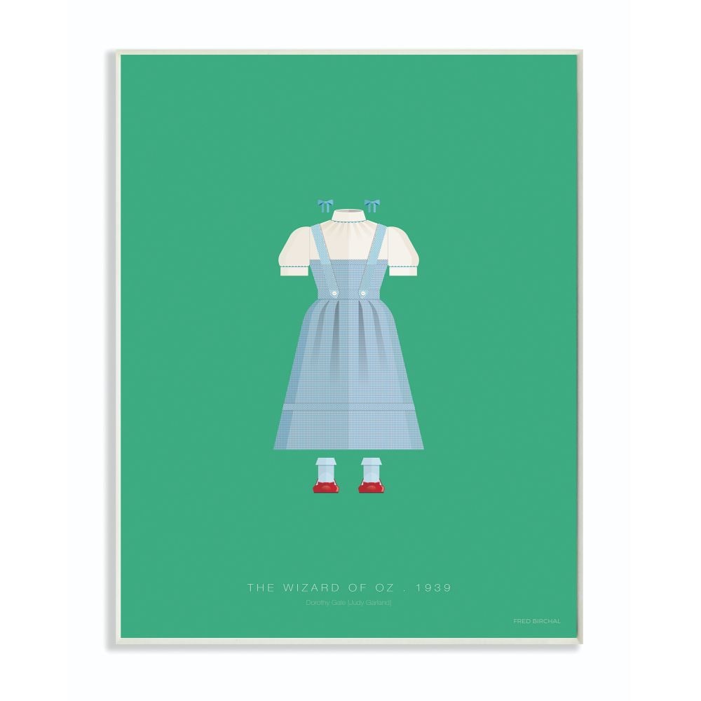 Stupell Industries The Wizard of Oz Minimalist Illustration Wooden Wall Plaque