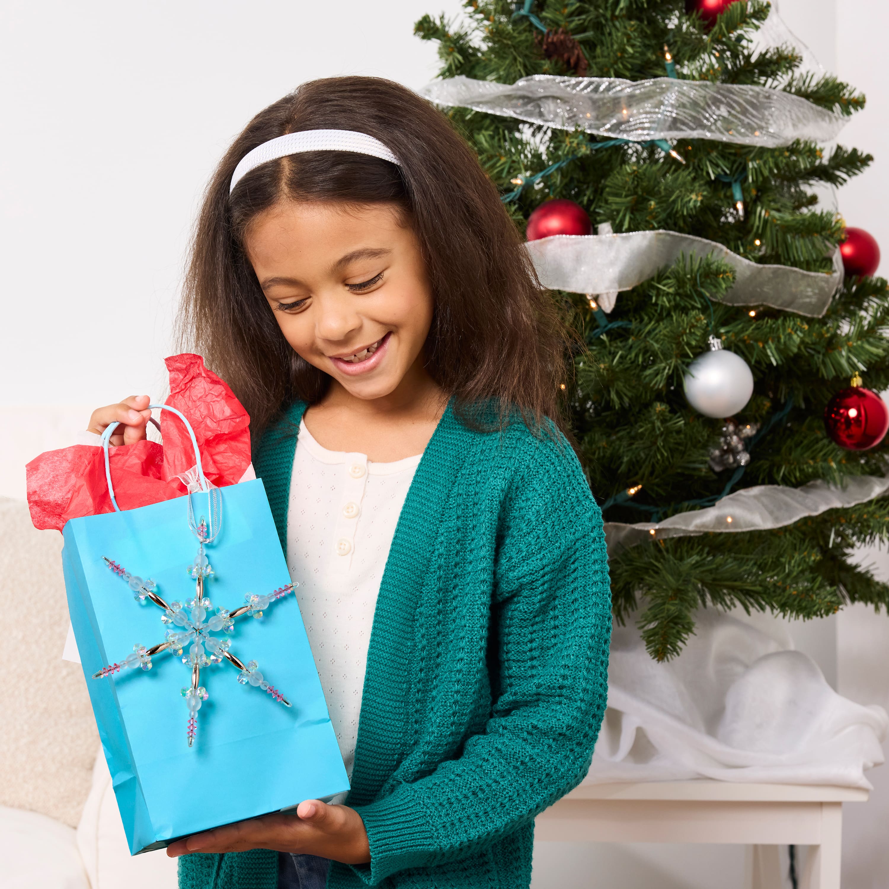 Creativity for Kids® Beaded Snowflake Ornaments