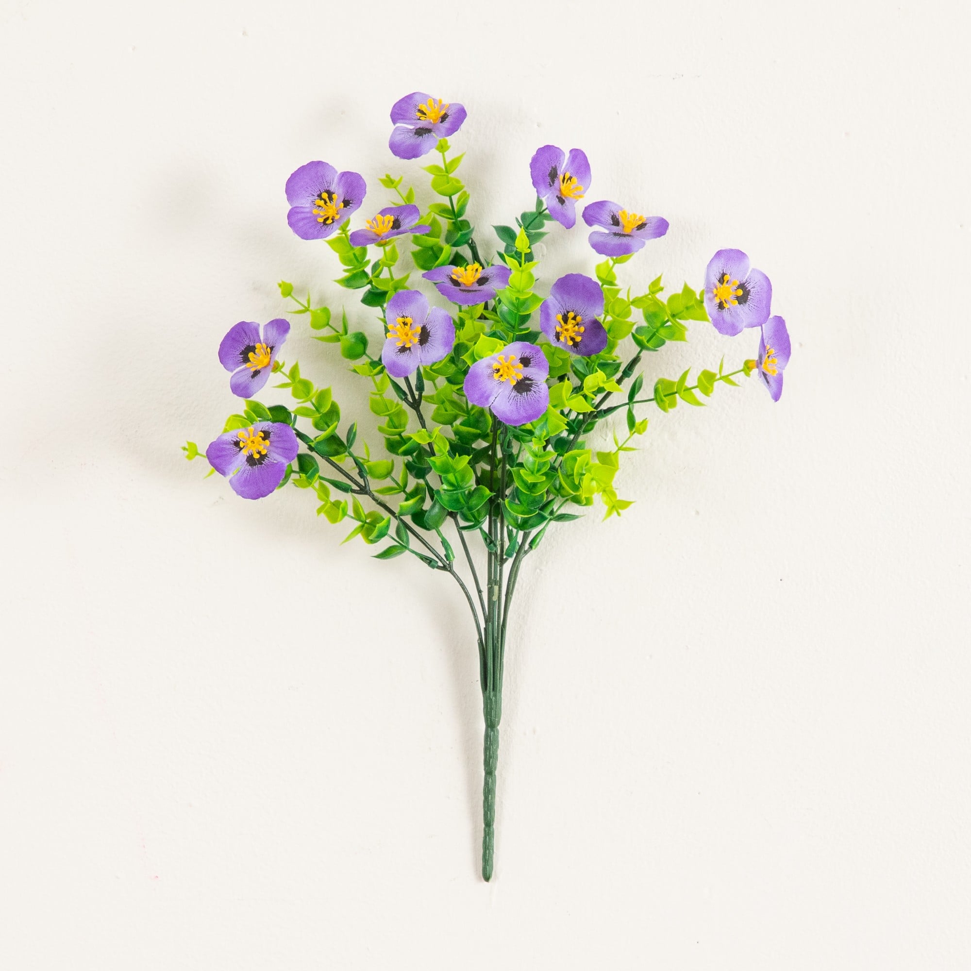 13" UV Resistant Artificial Pansy Bushes, 12ct.