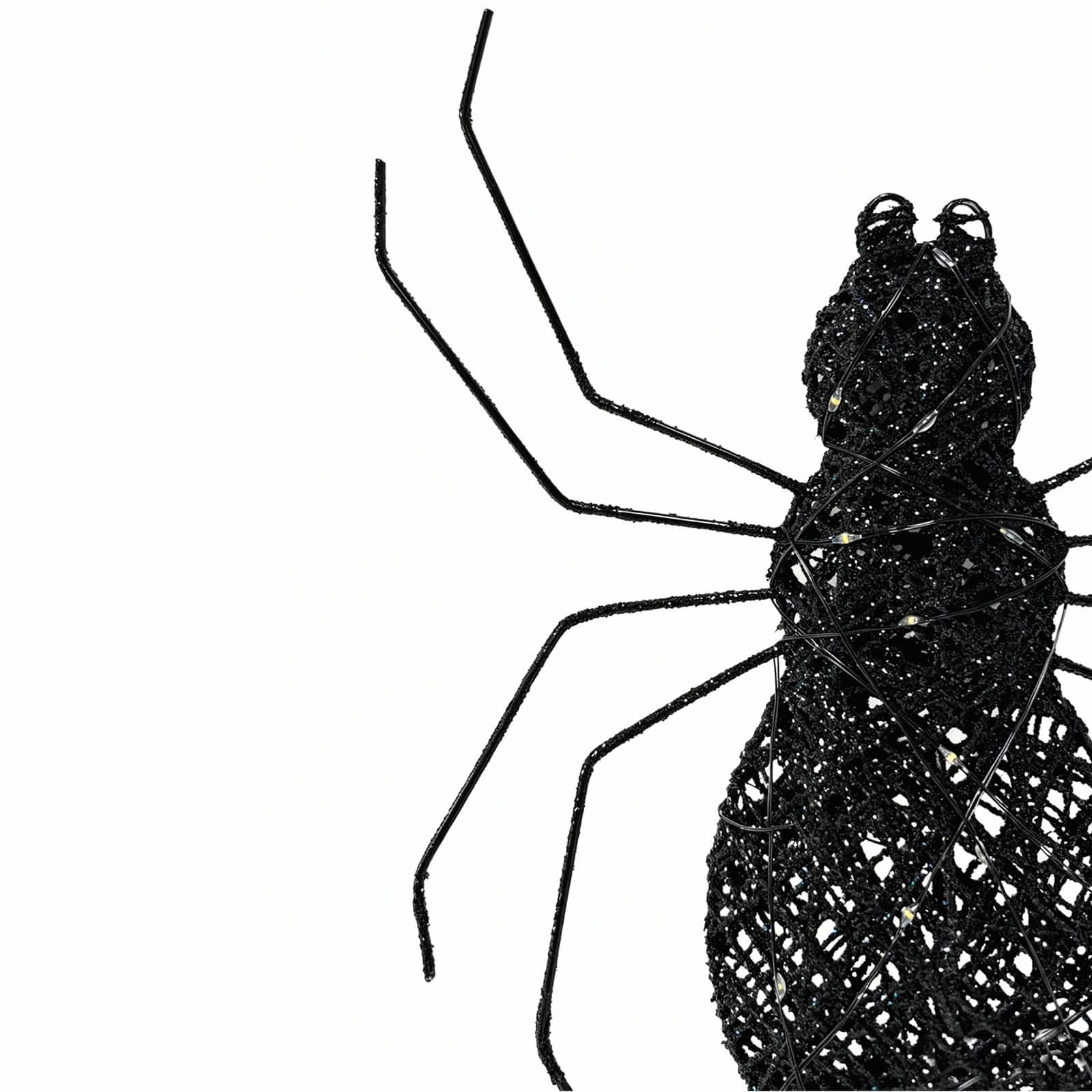 13" LED Black Spider Tree Topper by Ashland®
