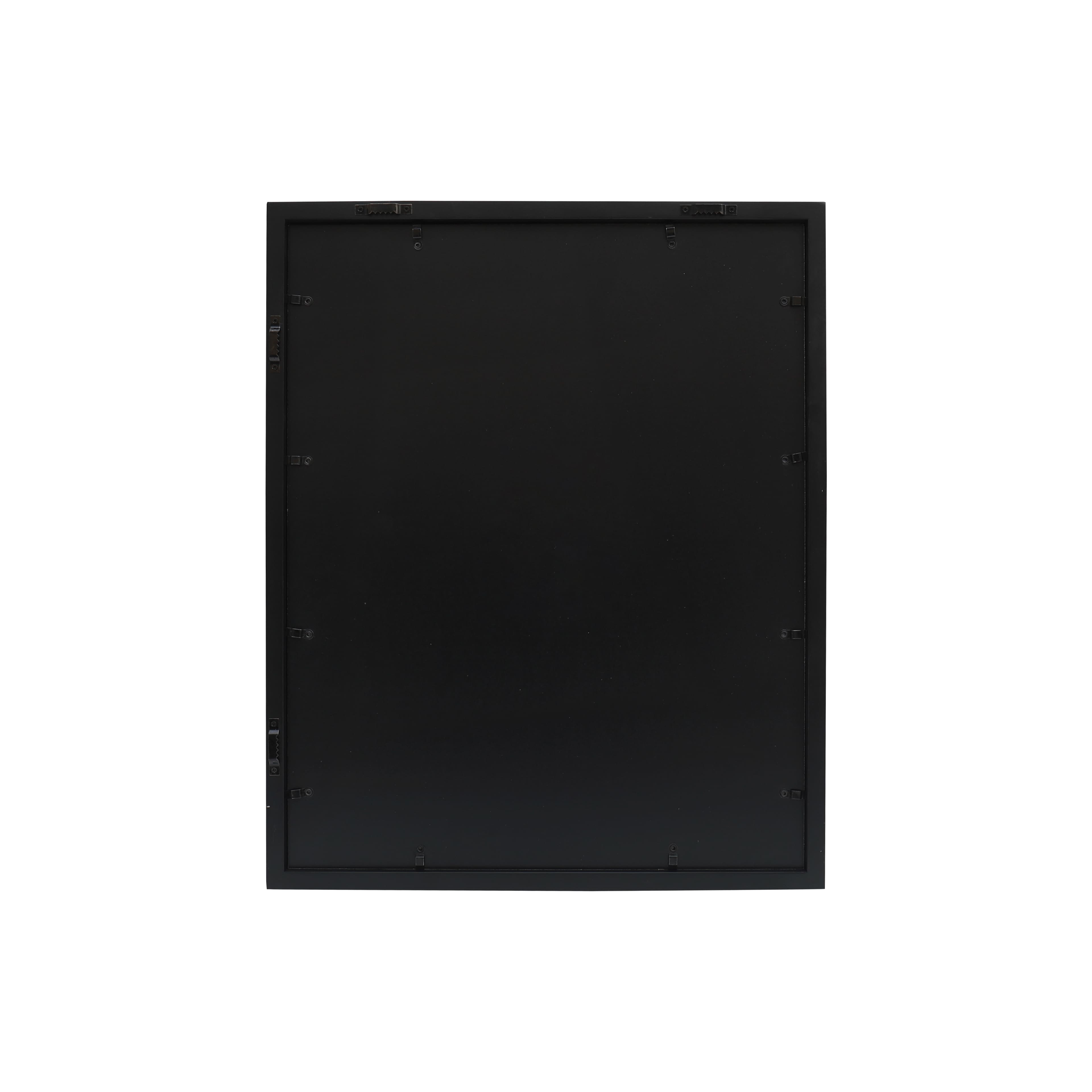 Home Black Natural Pinewood Wall Frame with Mat by Ashland®