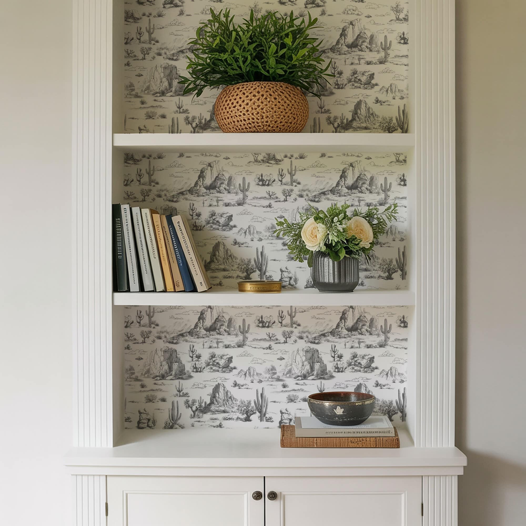 Designs Direct Area 51 Novelty Toile Peel & Stick Wallpaper