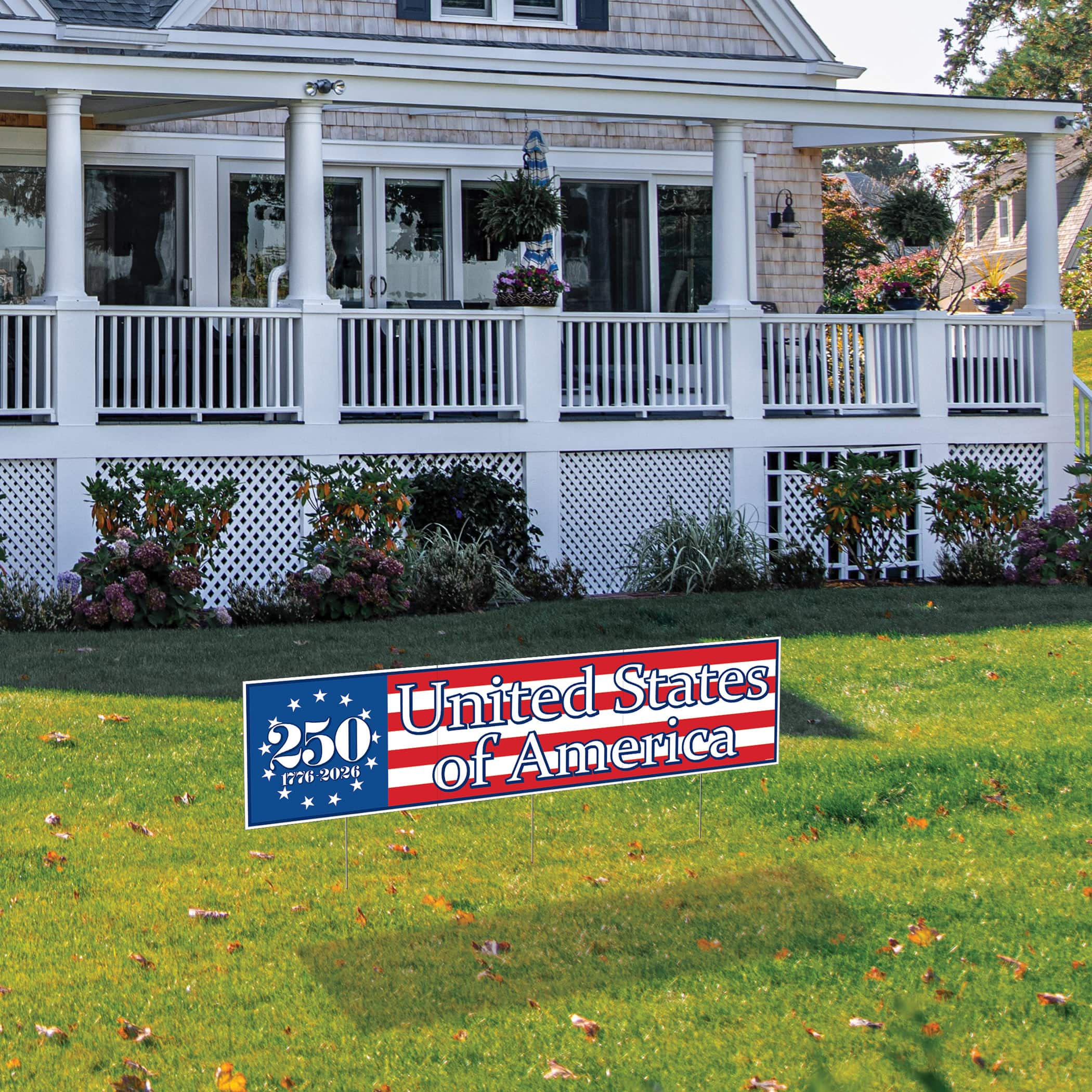 Beistle 11.75" x 47" Jumbo Semiquin Plastic Yard Sign