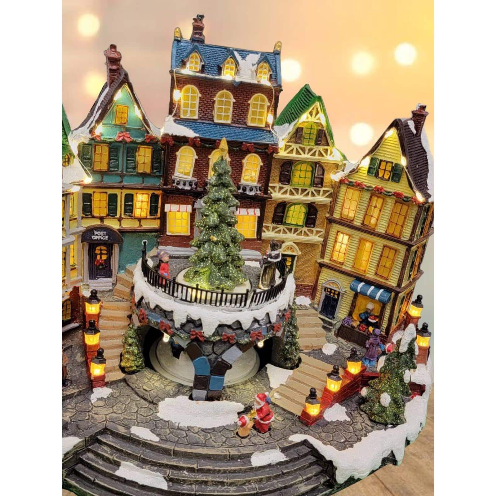 Wizardi 20" Christmas Village House with LED Lights