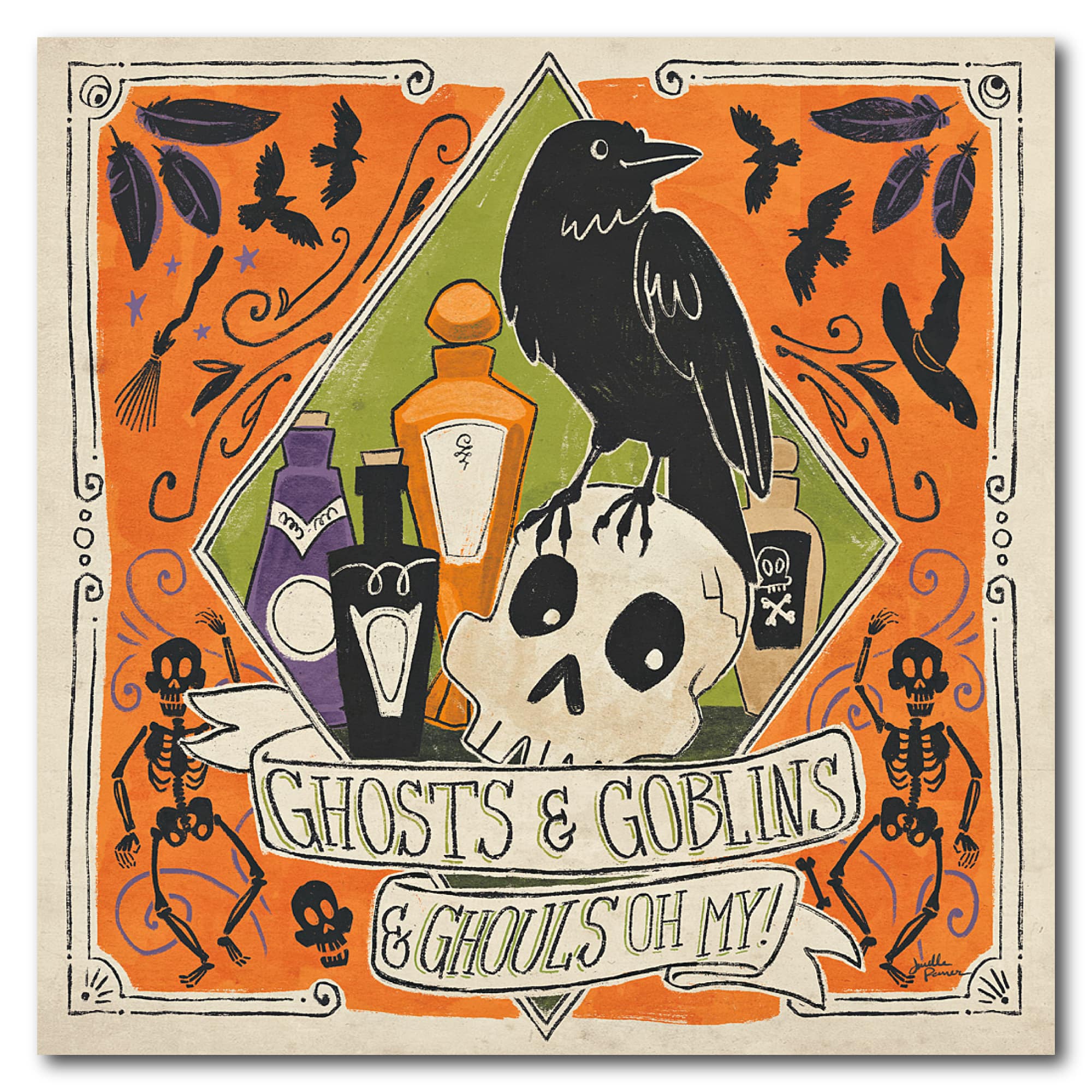 Courtside Market® Stay Creepy IV Gallery-Wrapped Canvas Wall Art