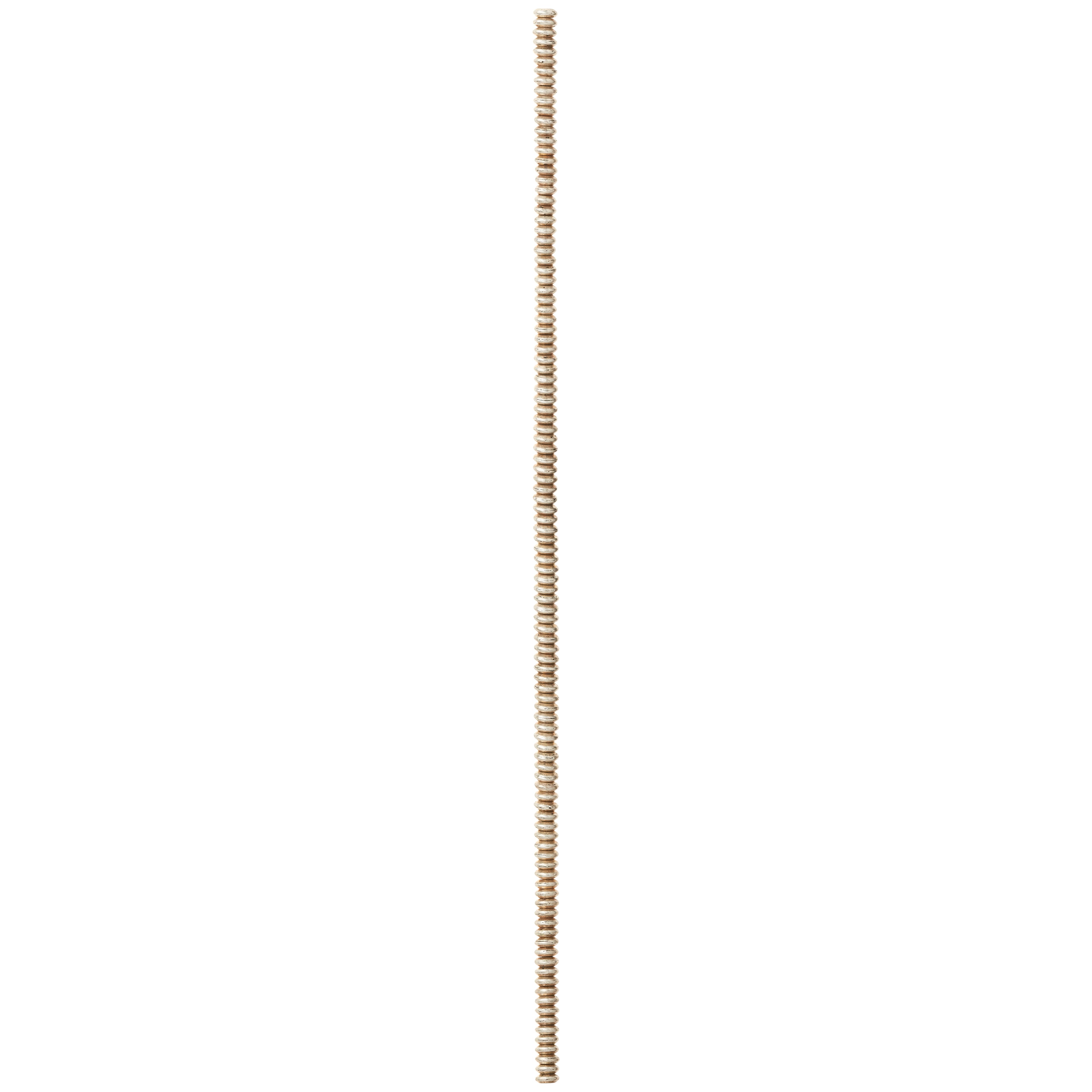 9 Pack:  Silver Smooth Metal Rondel Beads, 4mm by Bead Landing™