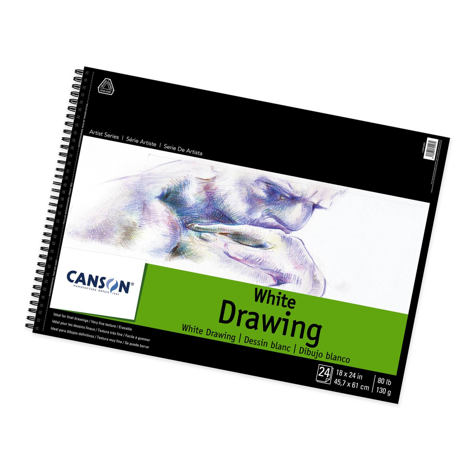Canson® 1557® Artist Series Pure White Drawing Pad