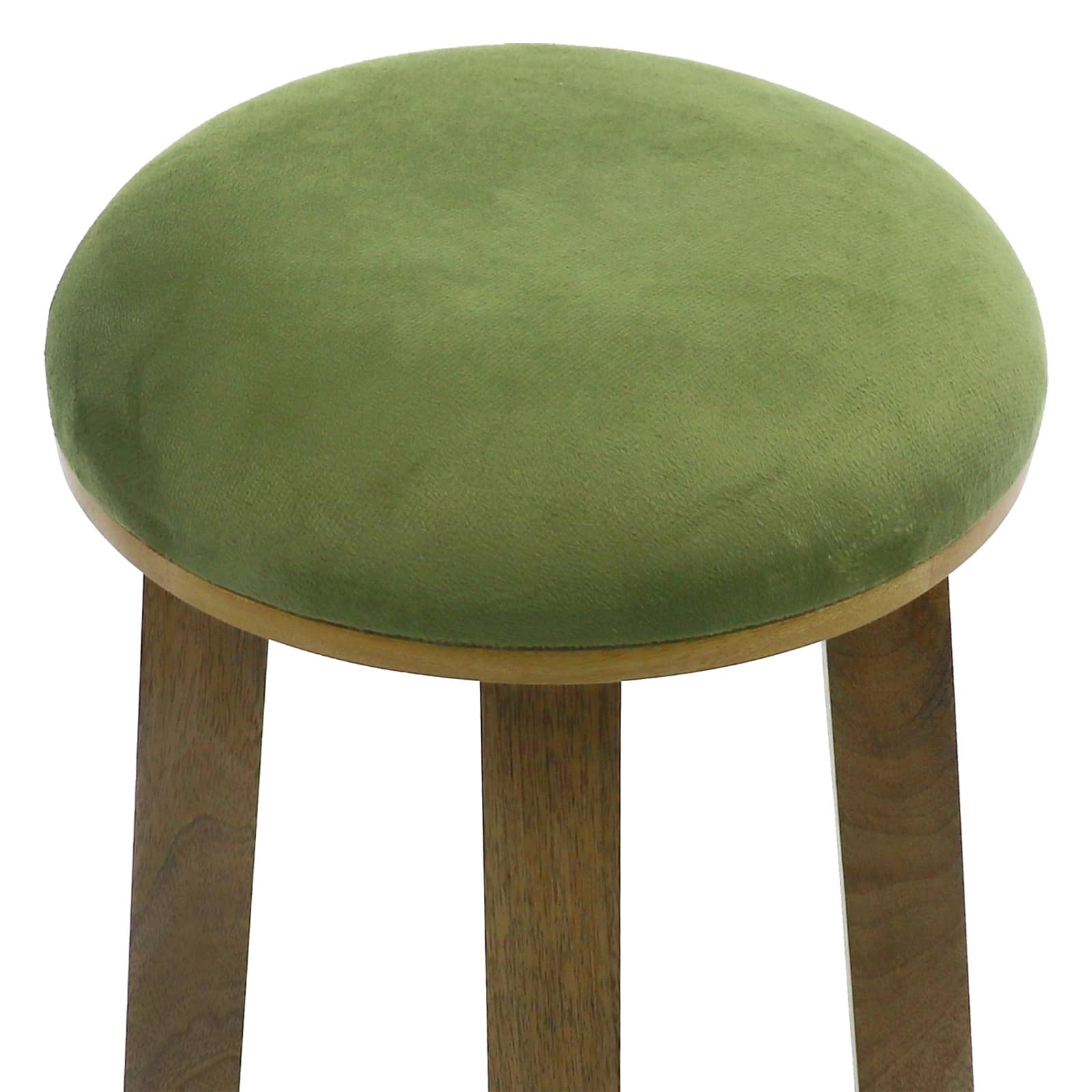 18" Green Mango Wood Stool by Ashland®