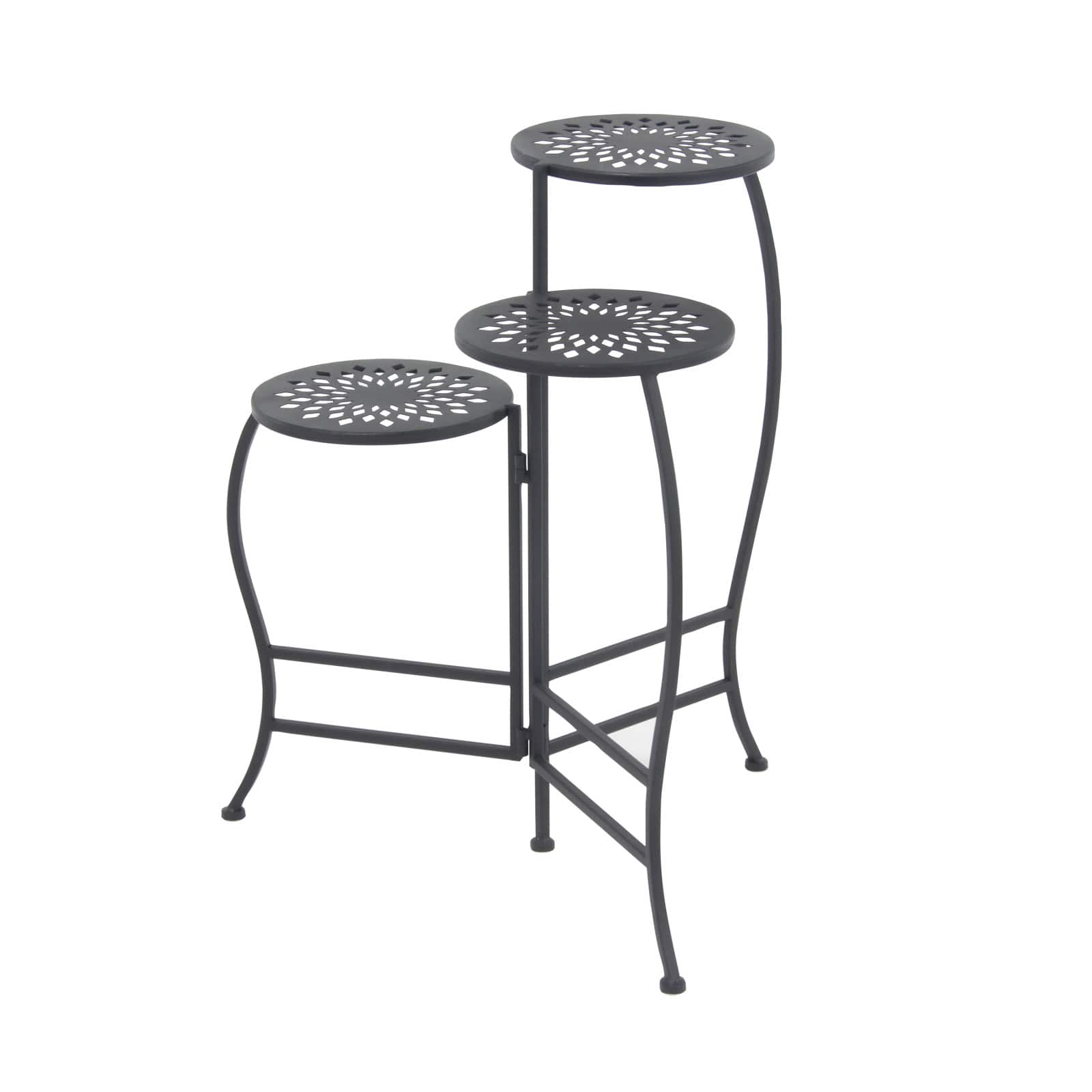 2ft. Black Metal Traditional Plantstand