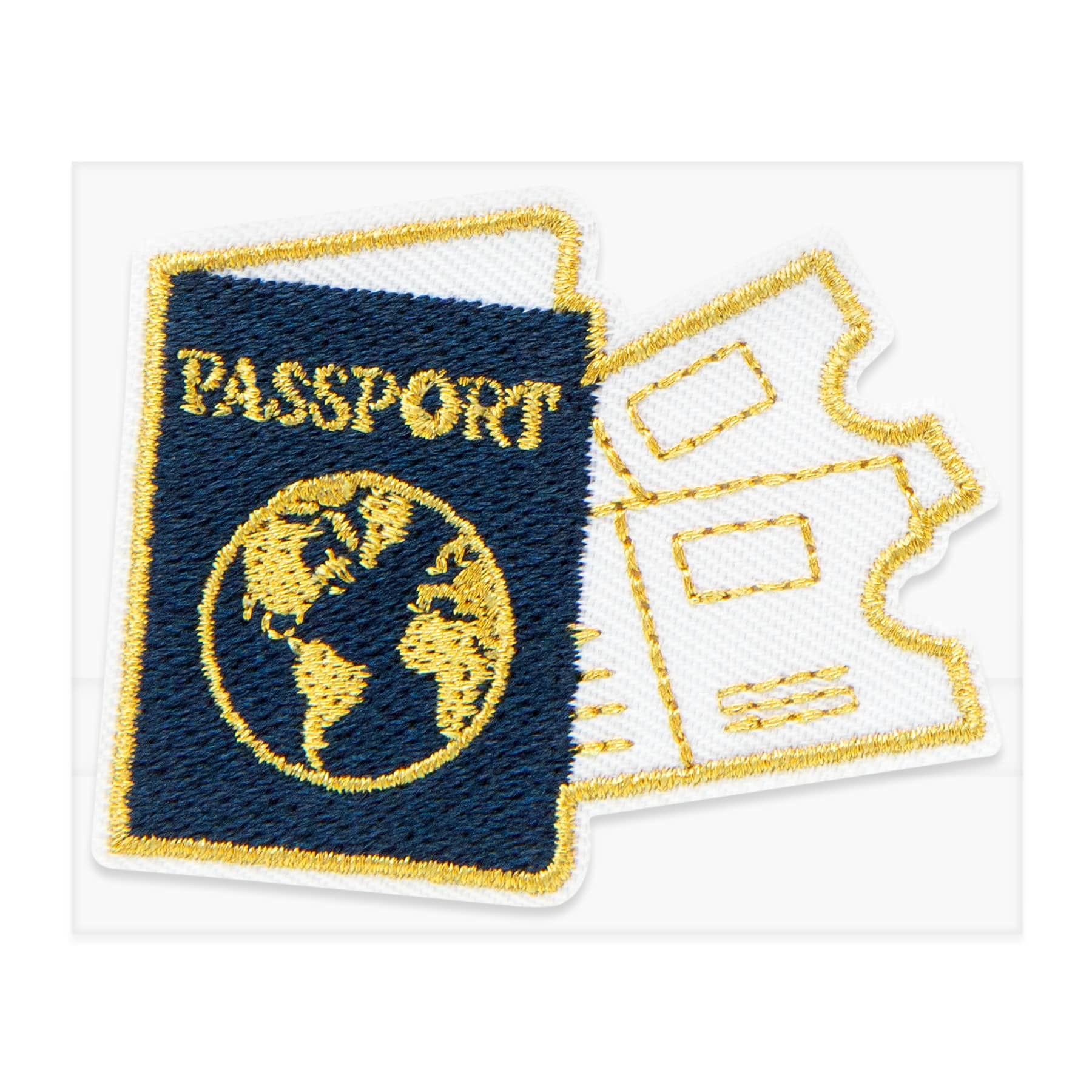 Passport Embroidered Iron-On & Adhesive Patch by Make Market®