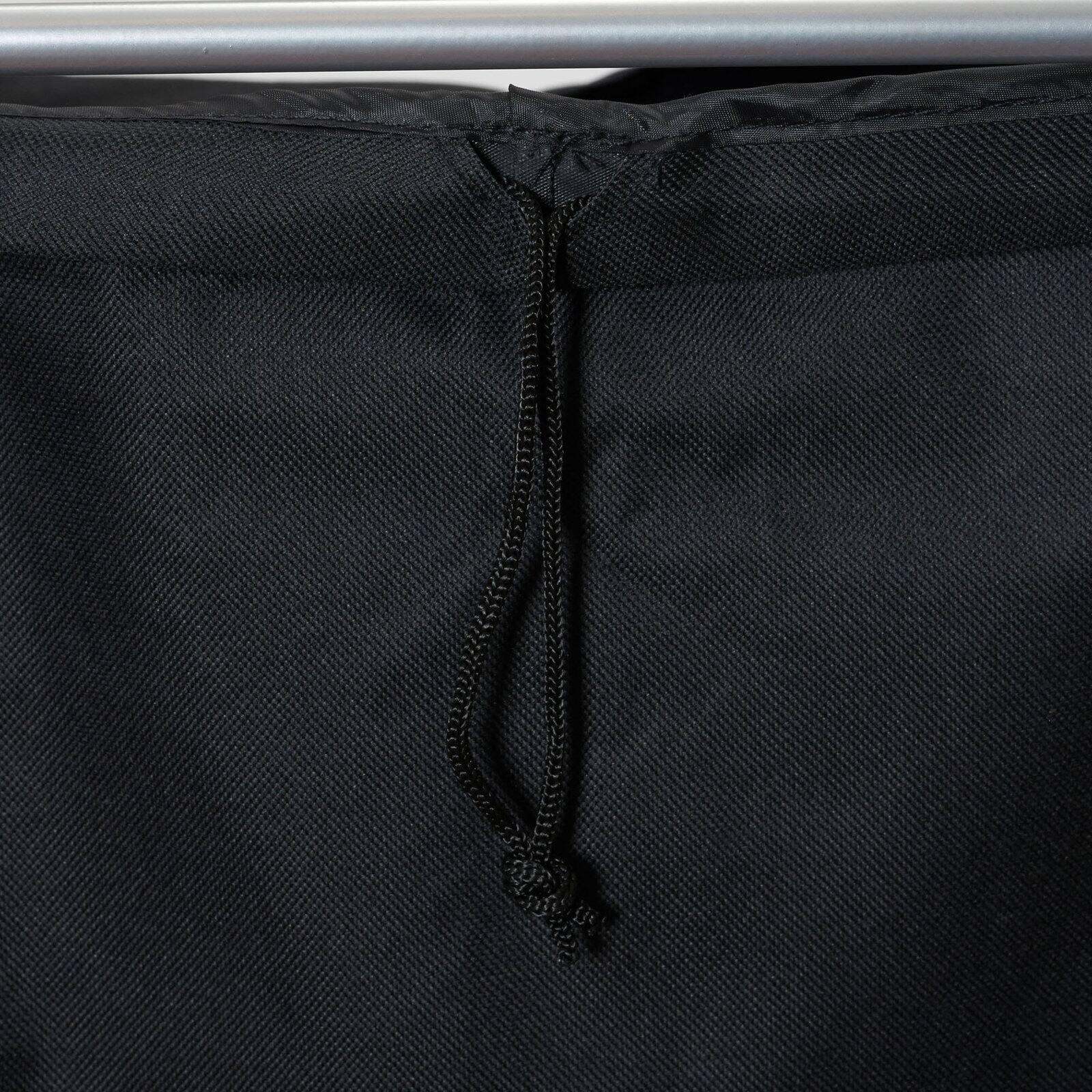 Household Essentials Small Black Collapsible X-Frame Laundry Basket
