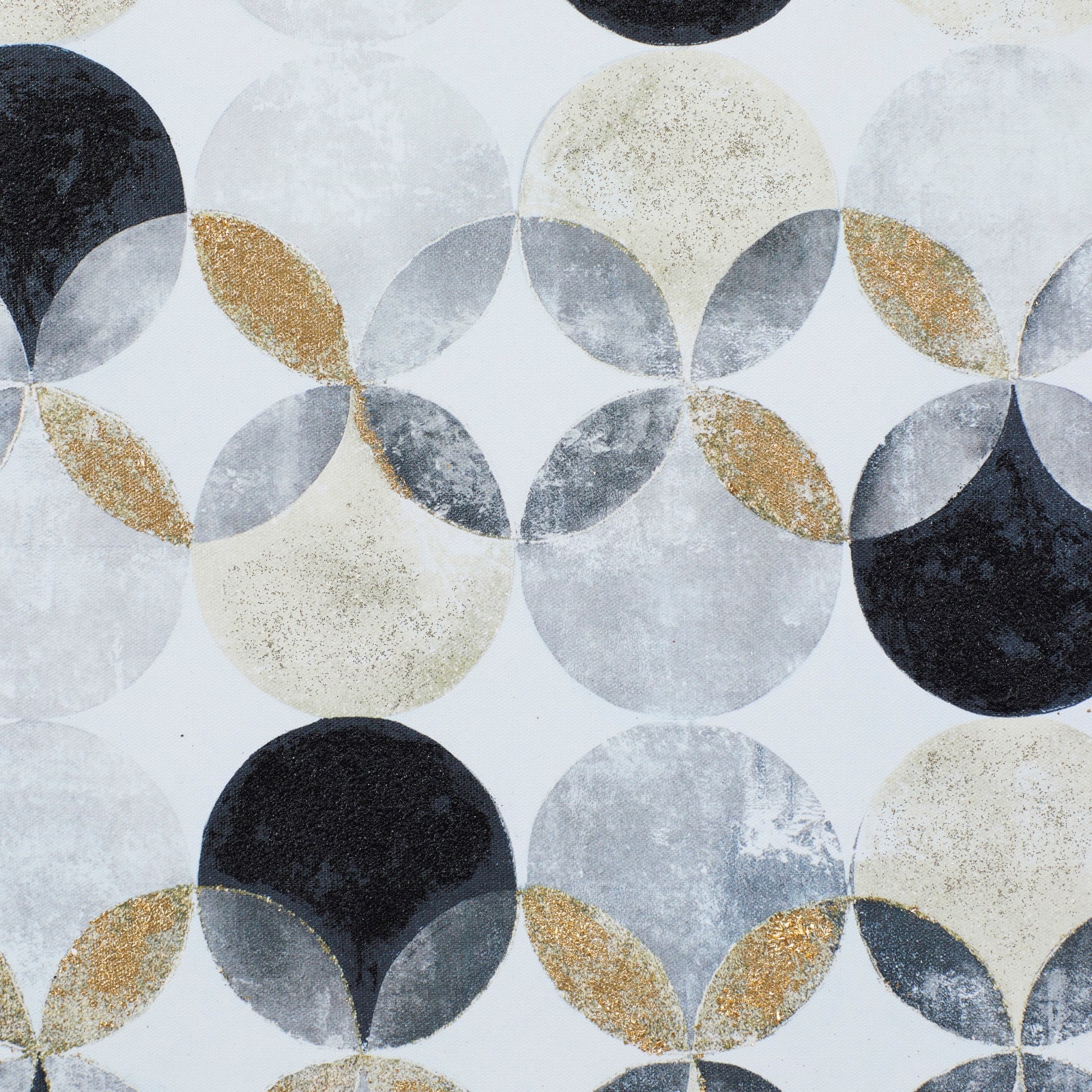 Gray Polystone Modern Framed Wall Art, 24" x 18" x 2"