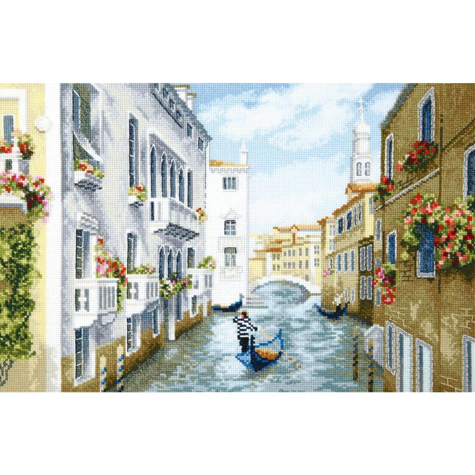 Charivna Mit Noon in Venice Counted Cross Stitch Kit
