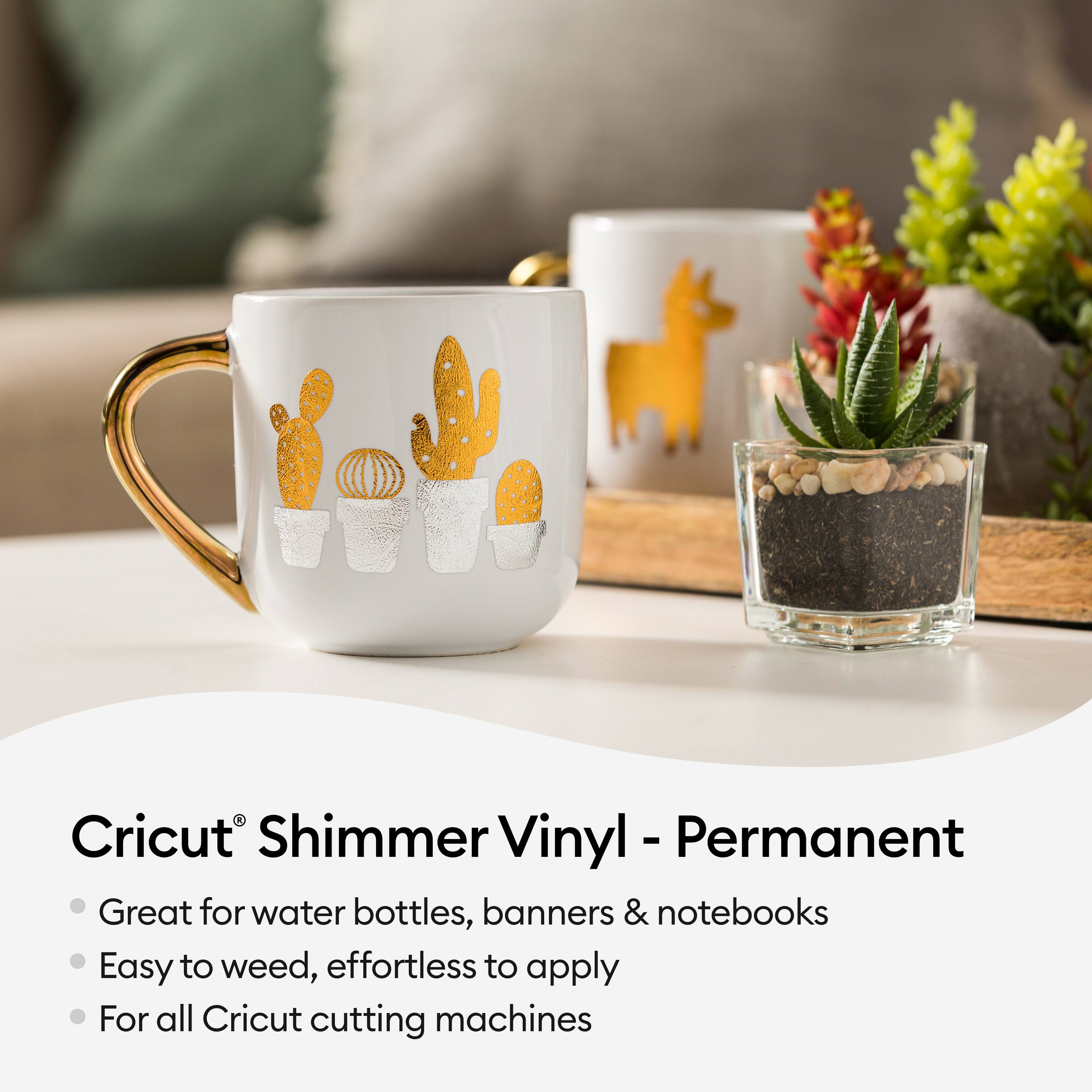 Cricut® Permanent Shimmer Vinyl, Multi Sampler