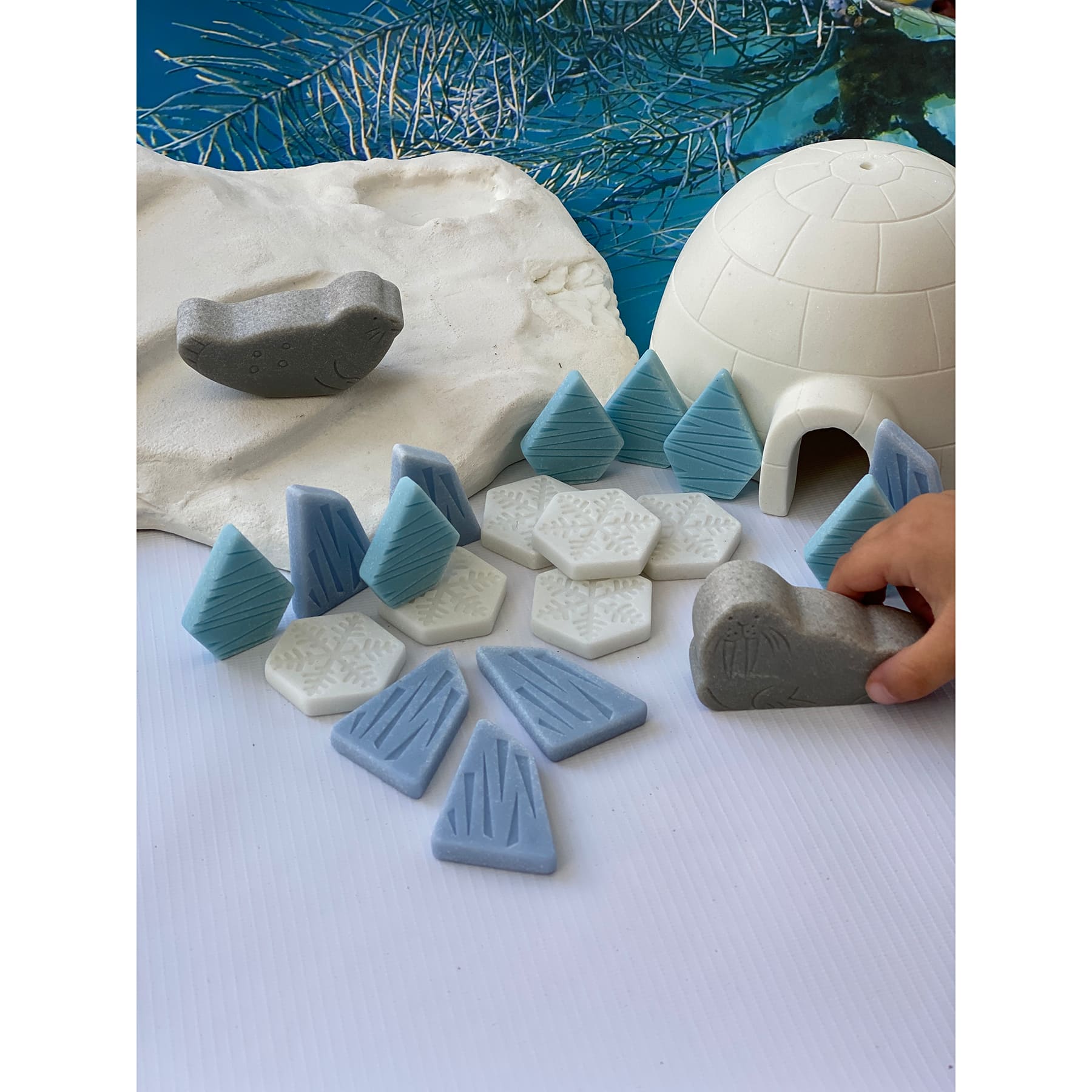 Yellow Door Scenery Stones Polar Play Set