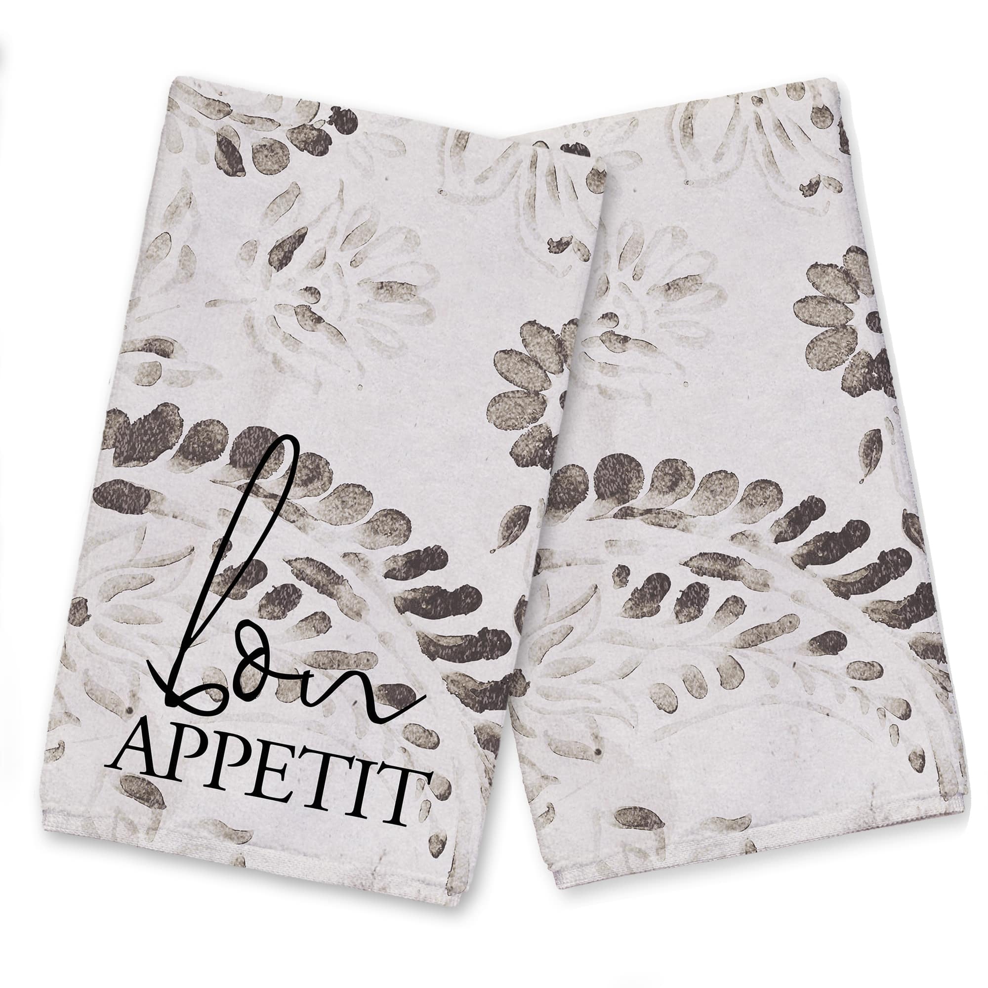 Vintage Paisley Bon Appetit Tea Towel Set