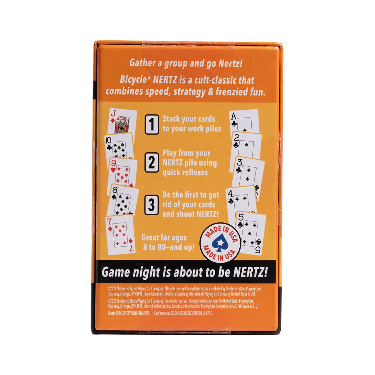 Nertz Playing Card Game
