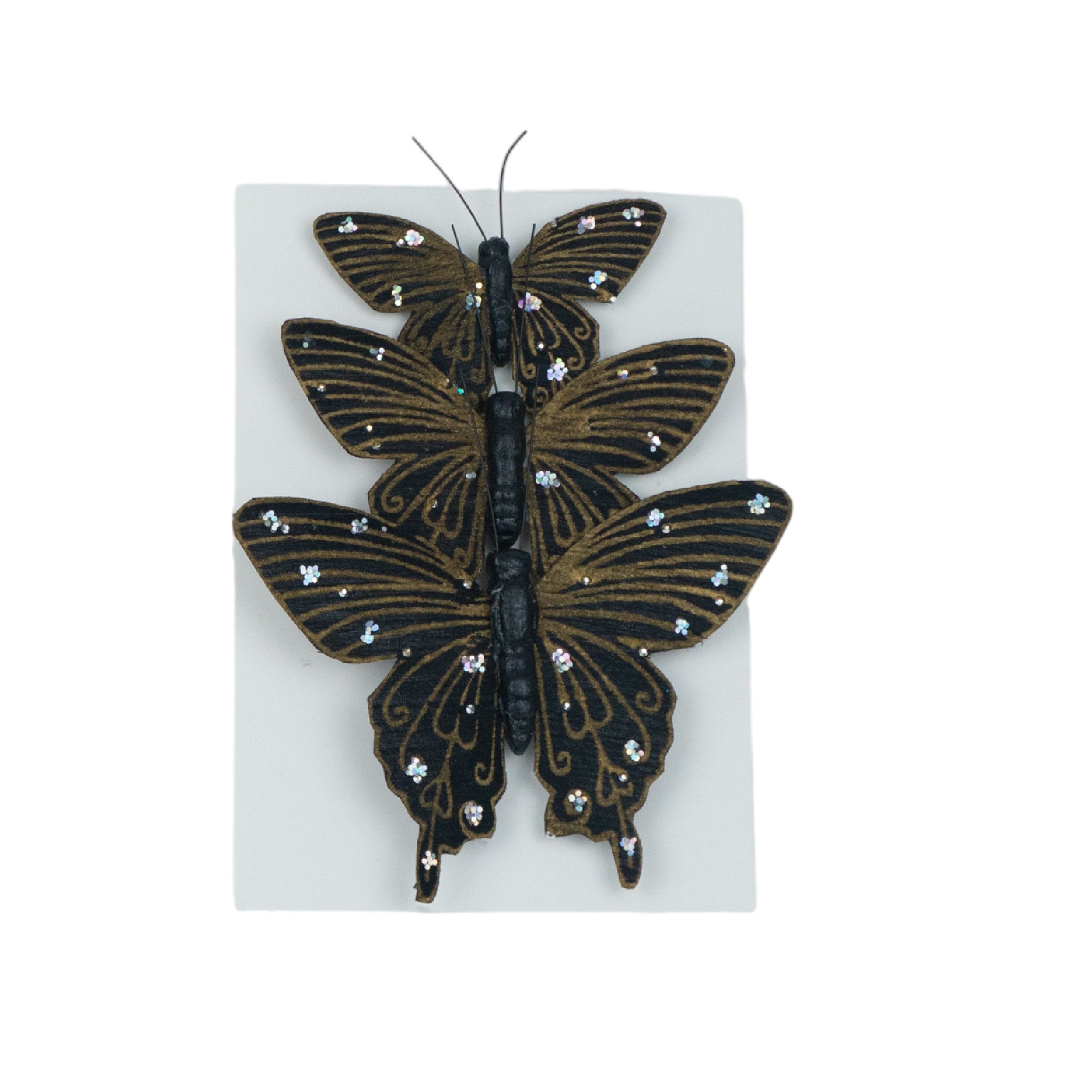 Glitter & Gold Butterfly Accents, 3ct. by Ashland®