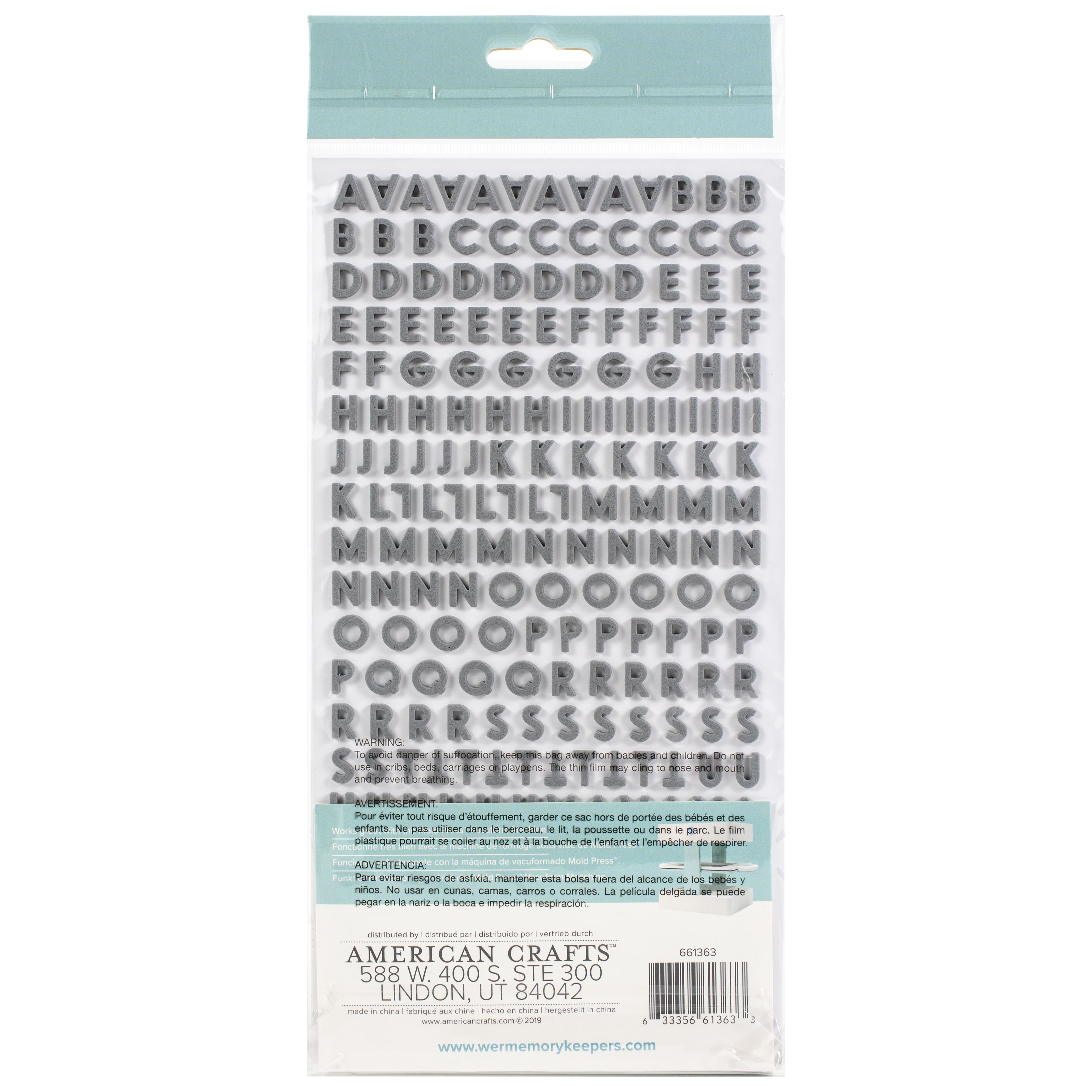 We R Memory Keepers® Mold Press™ Alpha Thickers