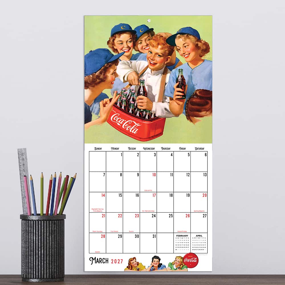 2027 Coca-Cola Mini Calendar