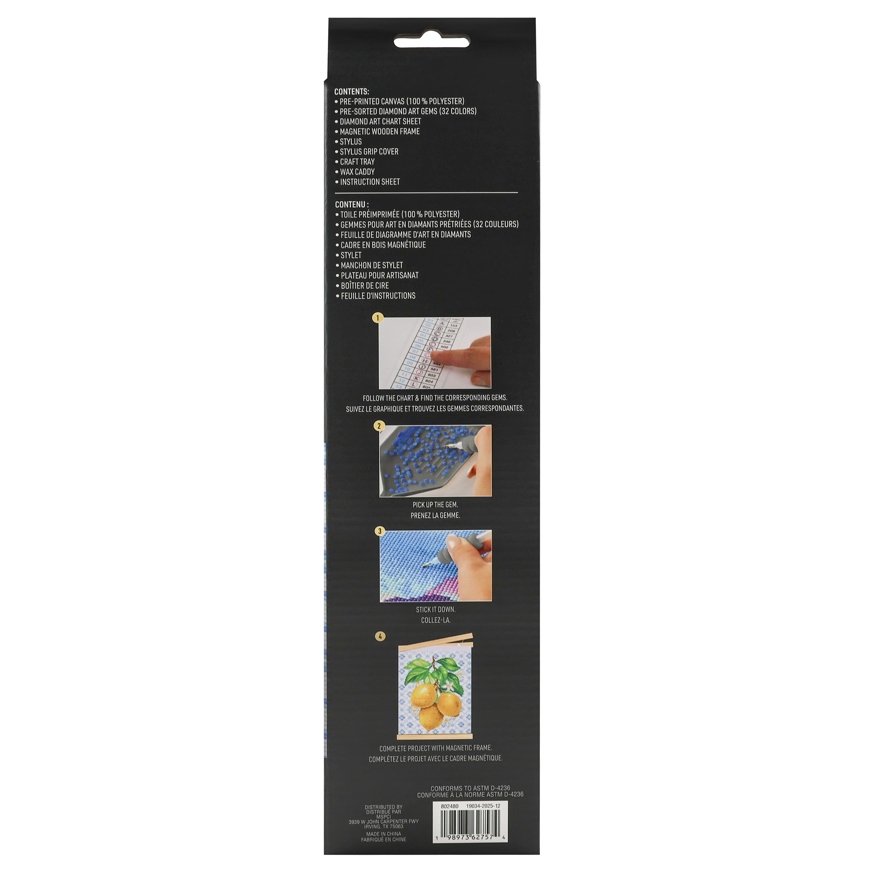 11" x 14" Lemons Diamond Art Kit by Make Market®