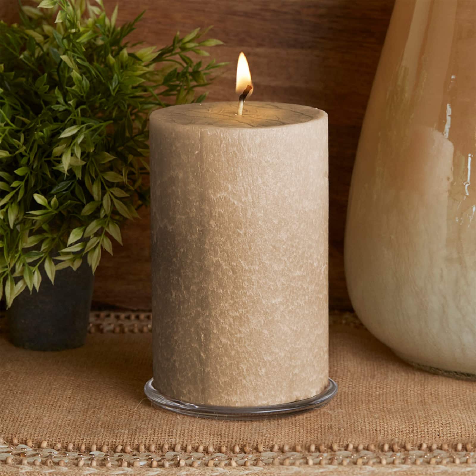 Root Candles Timberline™ 4" x 6" Unscented Pillar Candle