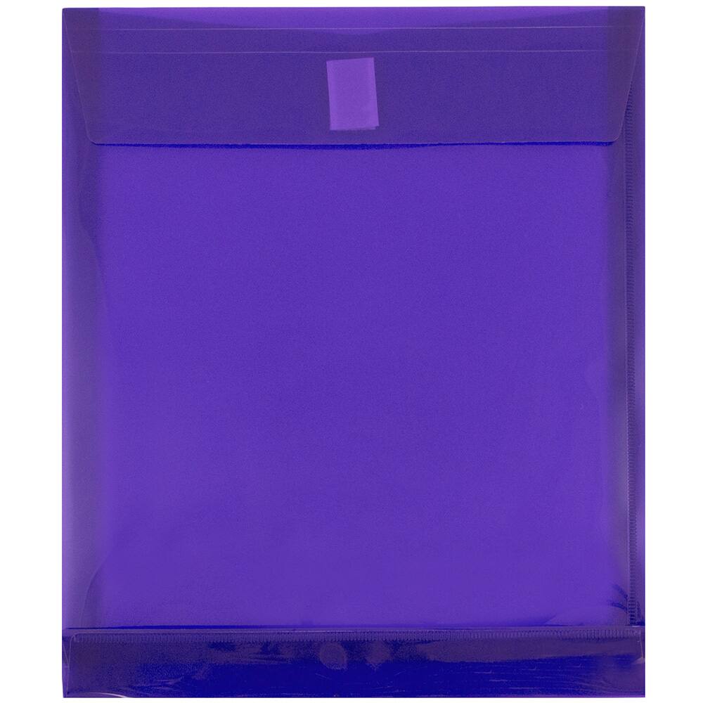 JAM Paper VELCRO® Closure 9.75" x 11.75" Expandable Open End Envelopes