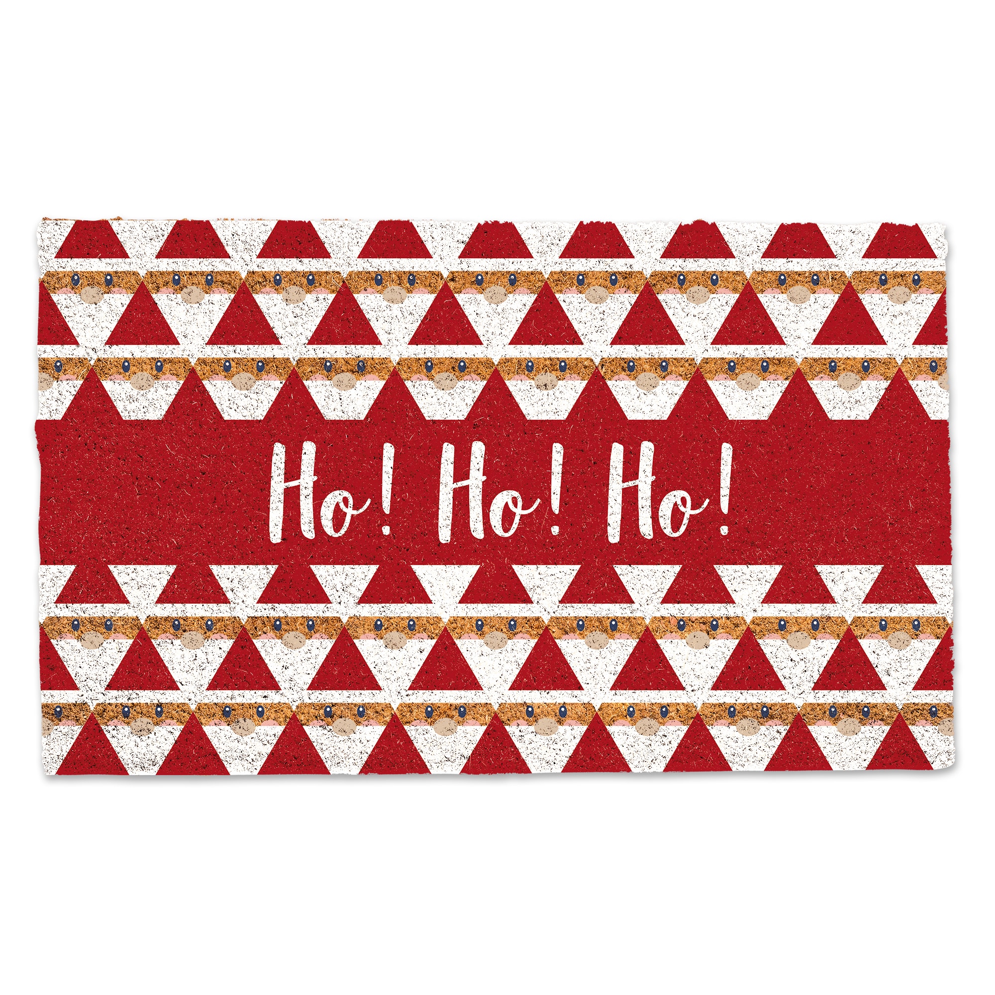 Geo Santa Pattern Doormat